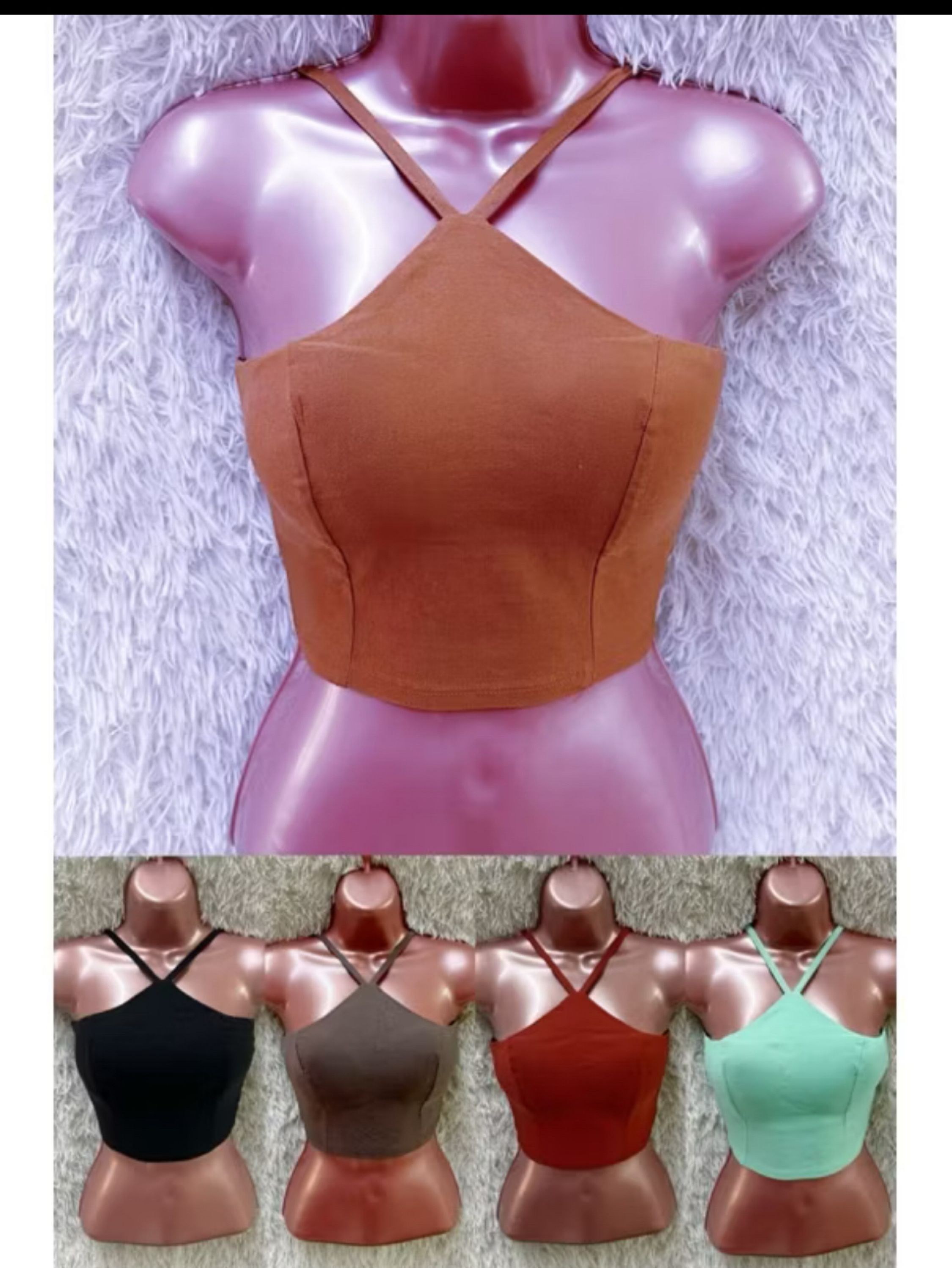 Suspensórios com nó nas costas Lili moda feminina