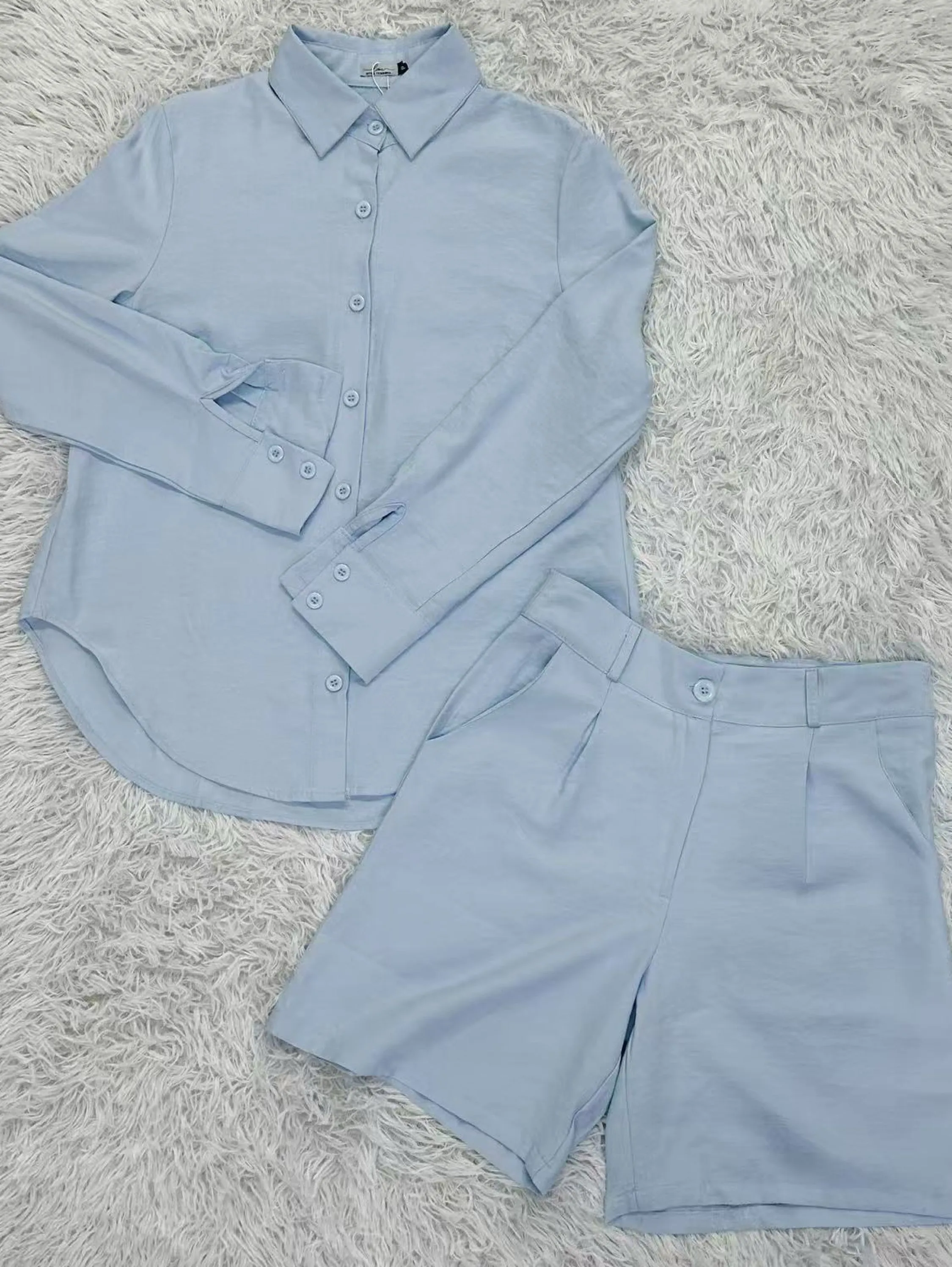 Camisa shorts terno/ marrant/ gold cat Moda Feminina