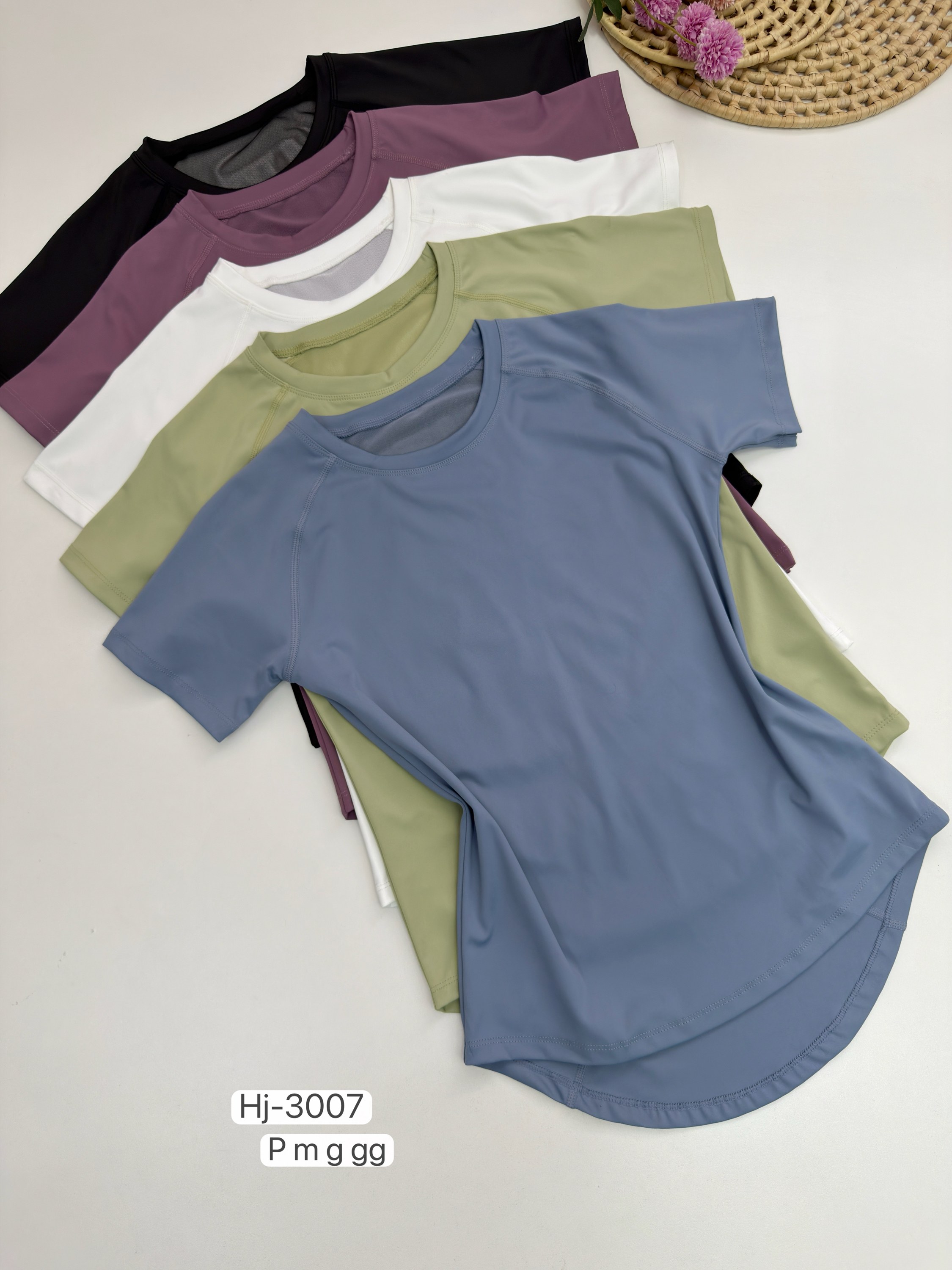 Camiseta Básica Feminina Dry Fit Manga Curta (3007)