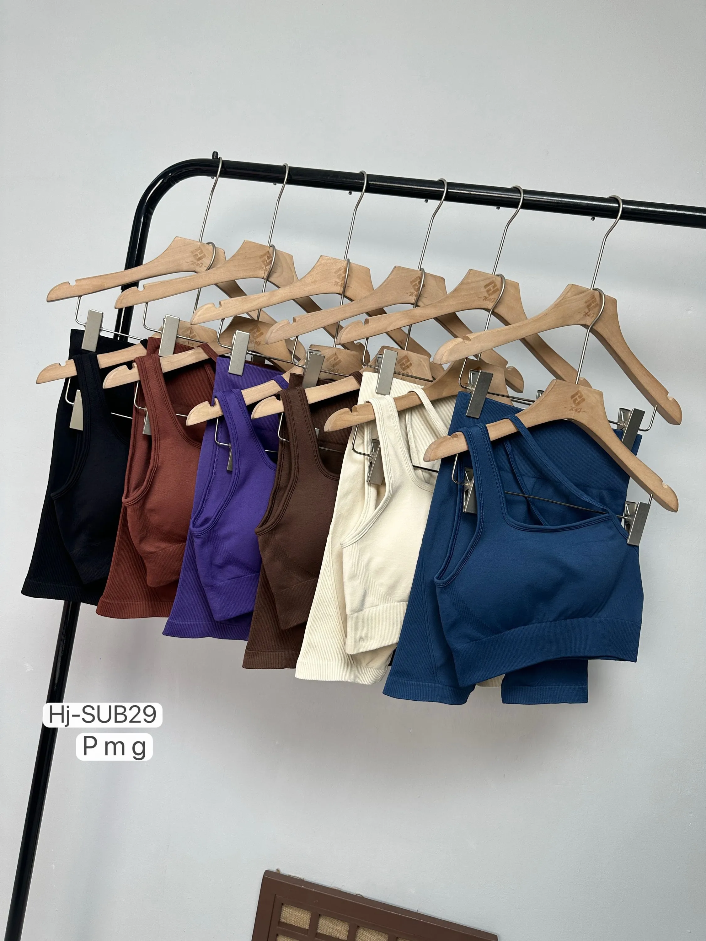 Conjunto Fitness Sem Costura e Shorts de Compressão (sub29)