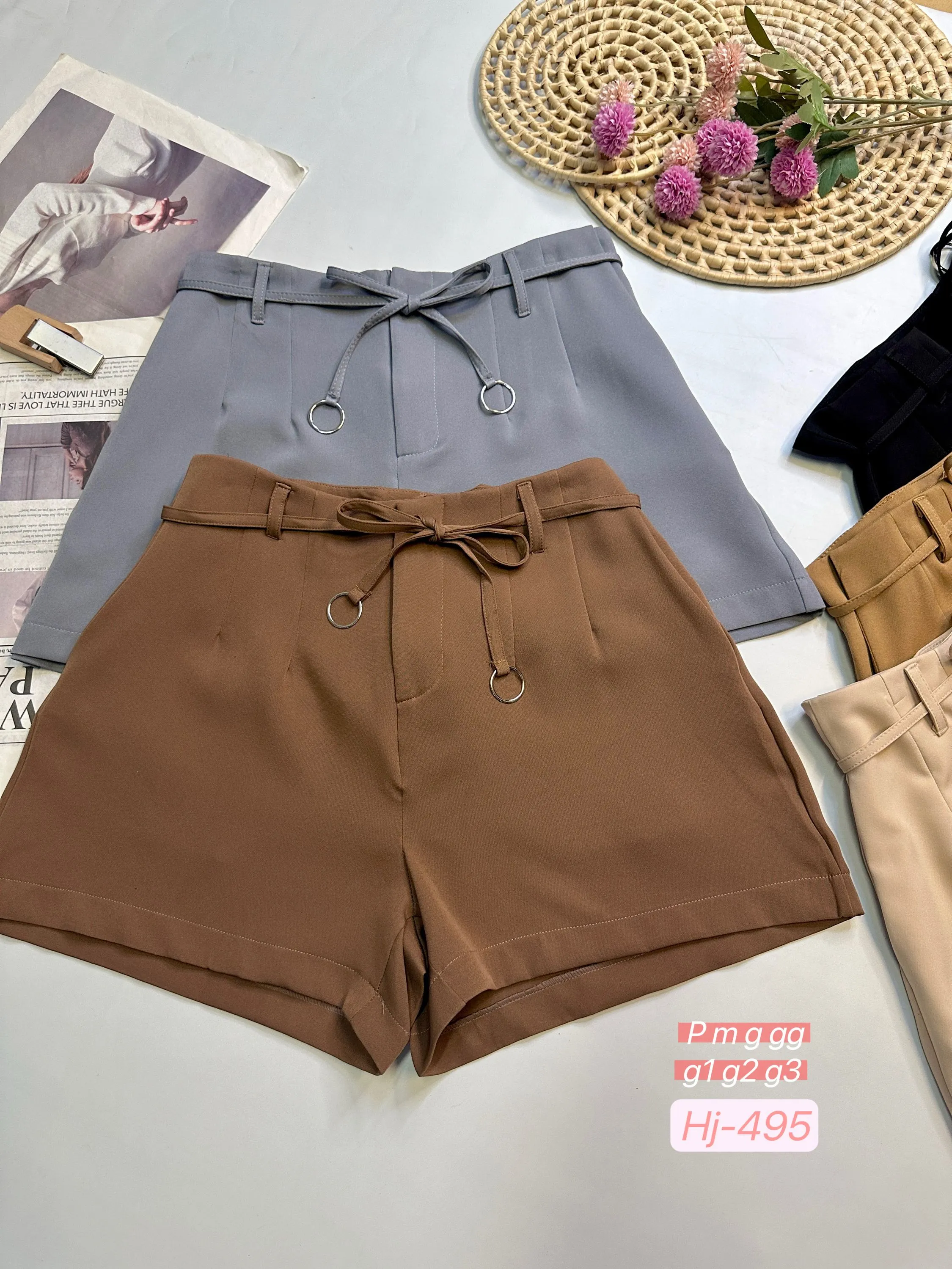 Shorts social com cinto (495)