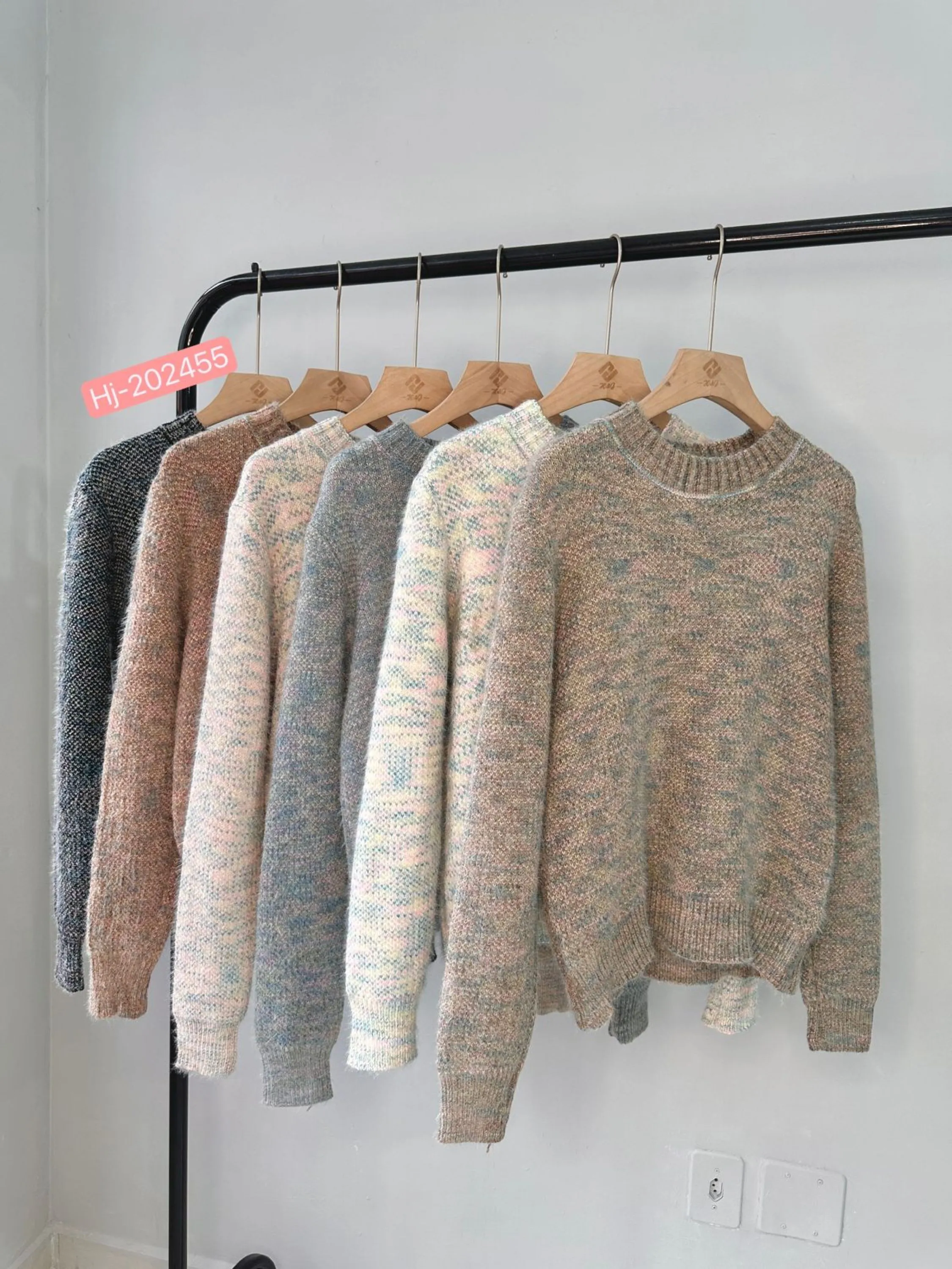 Suéter Tricot Mesclado Inverno (202455)