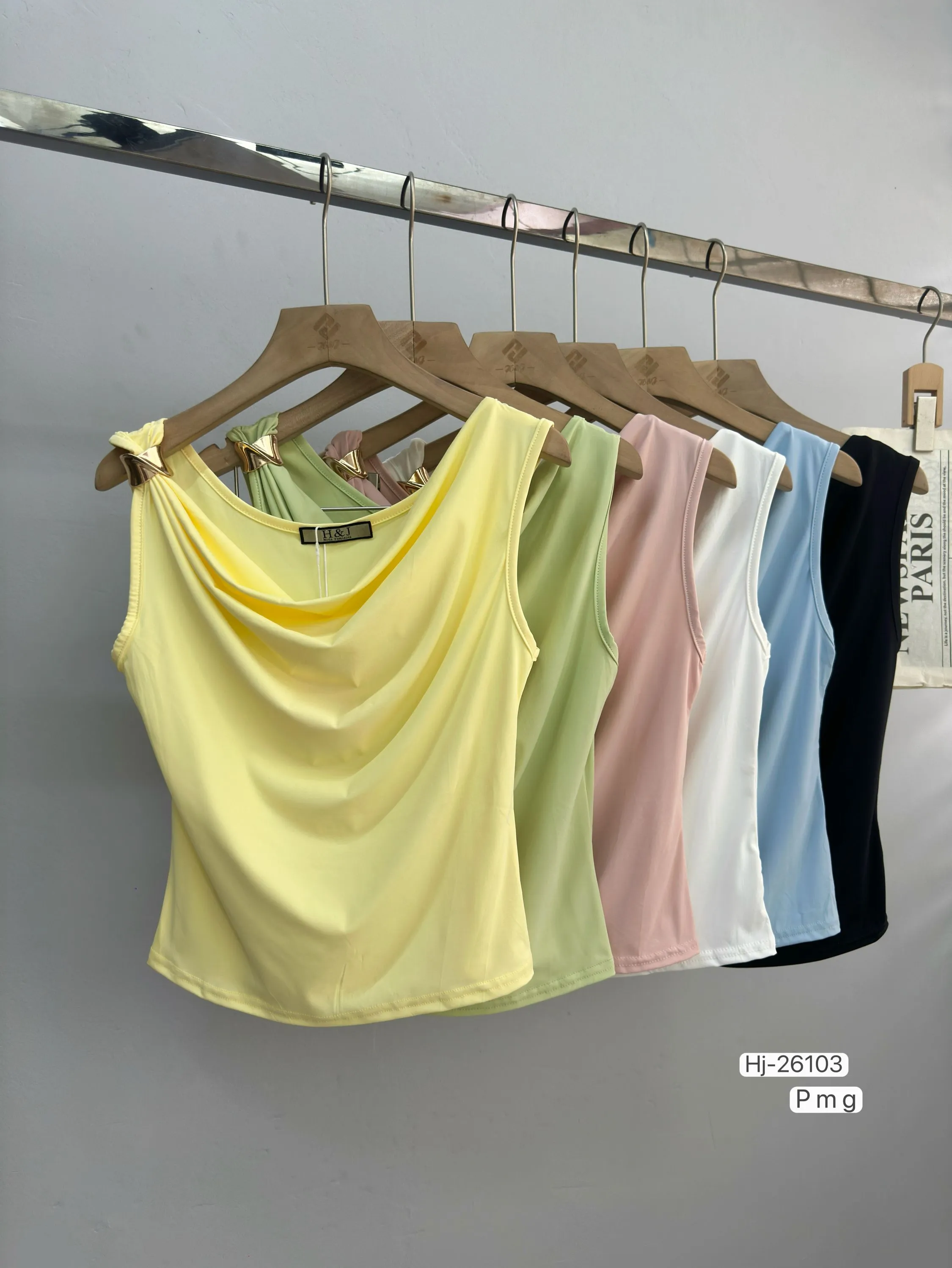 Blusa Feminina Canelada com Decote Drapê (26103)