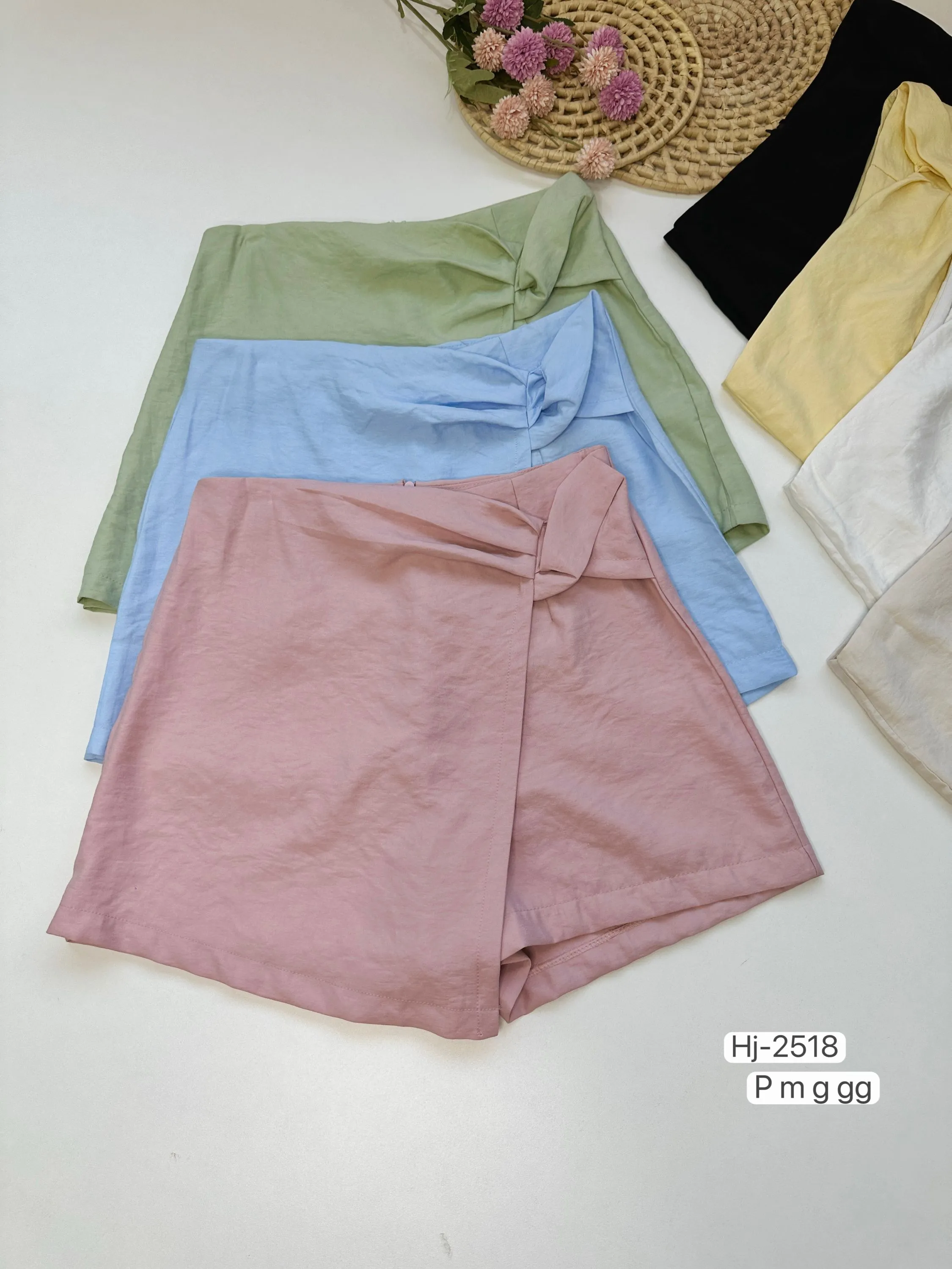 Shorts Saia Feminino com Amarração (2518)