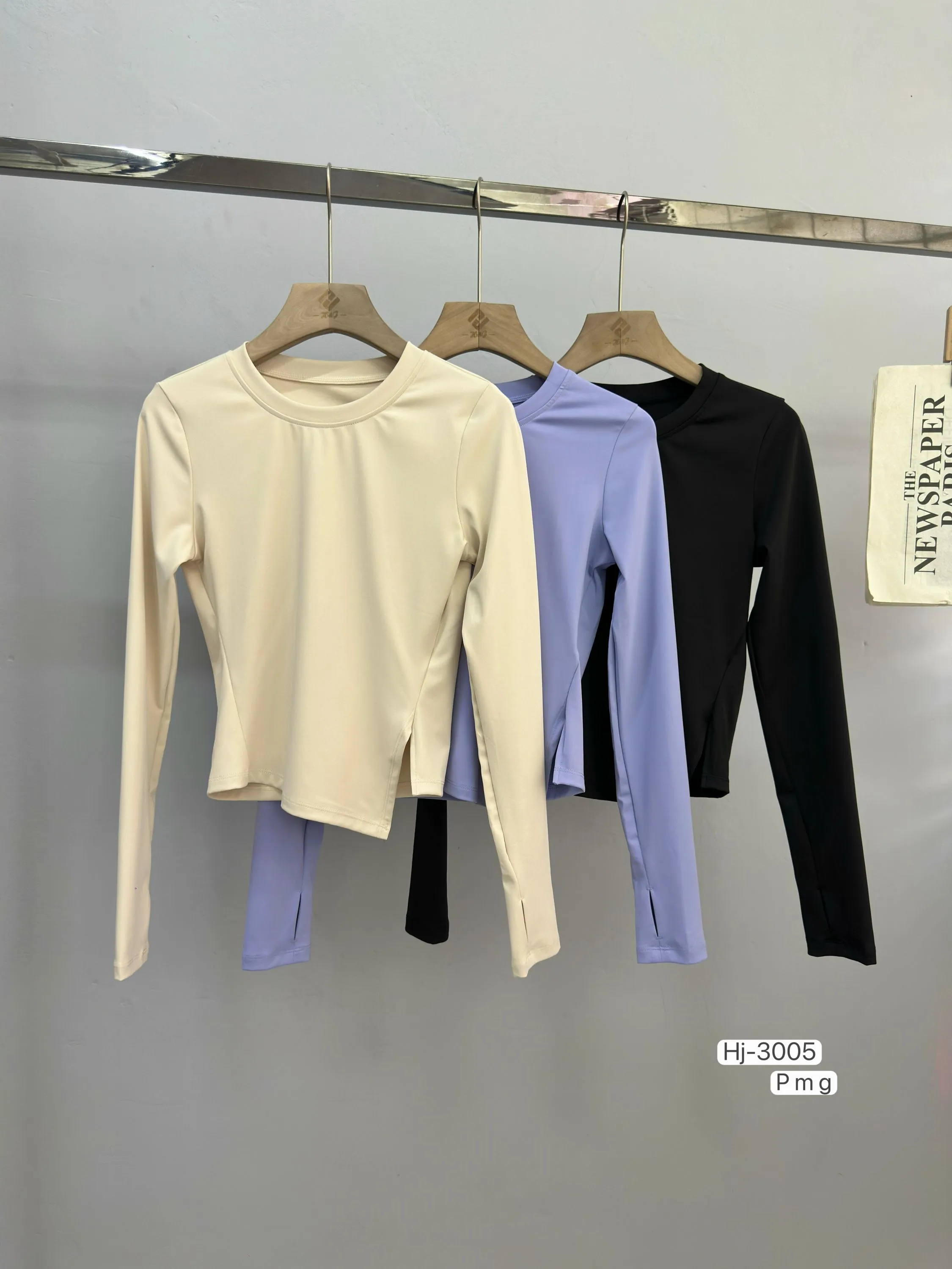 Blusa Feminina Manga Longa Básica (3005)