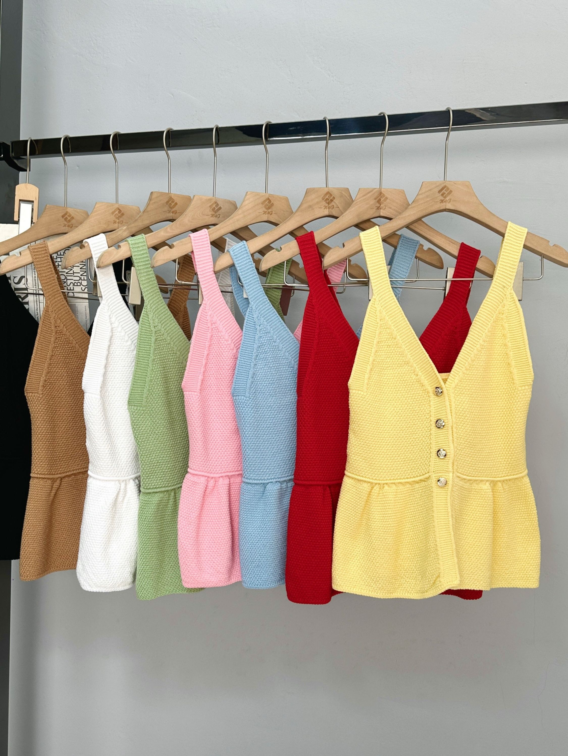 Blusa Feminina Tricot com Botões Frontais