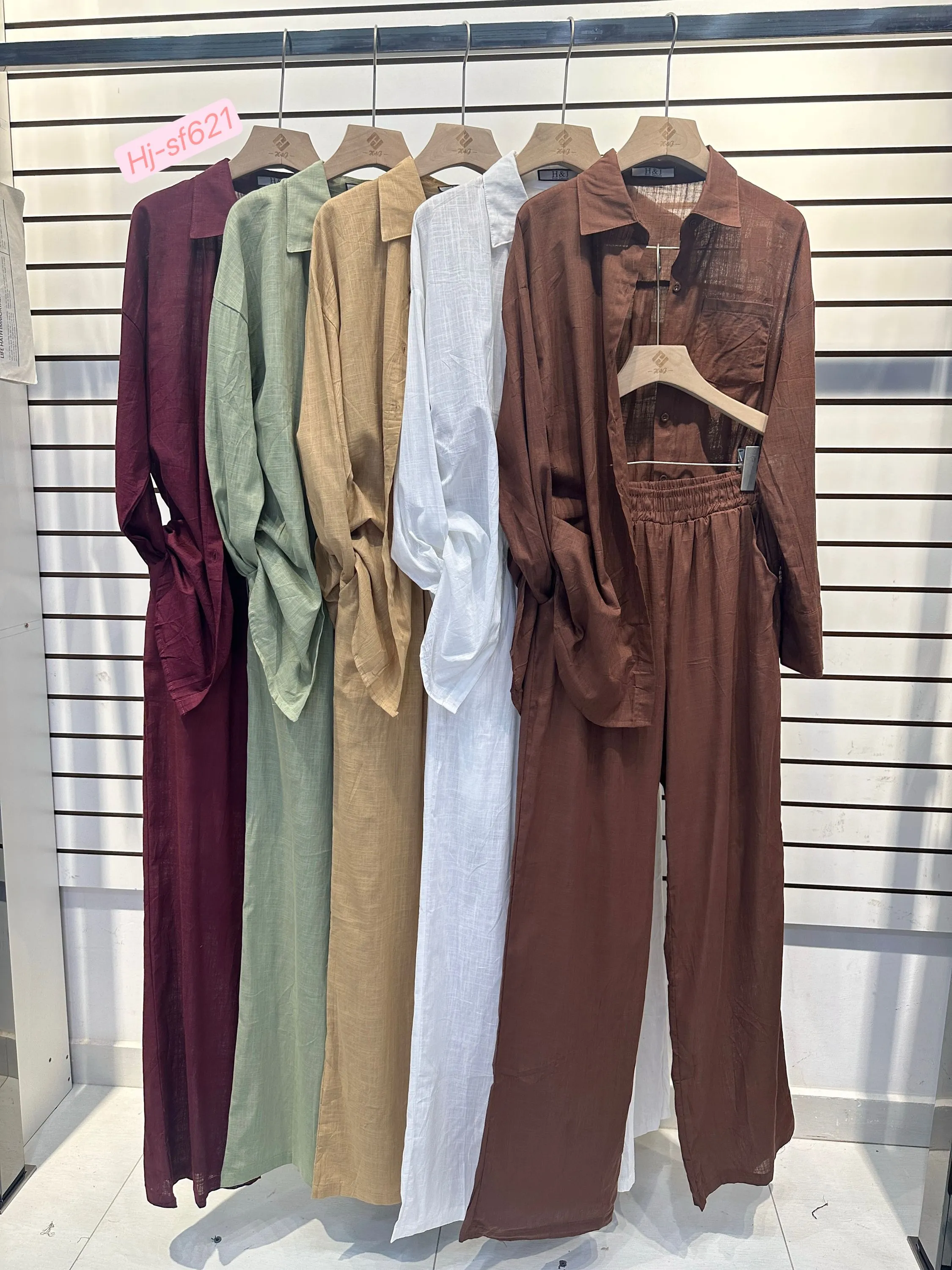 Conjunto social calça pantalona (SF621)