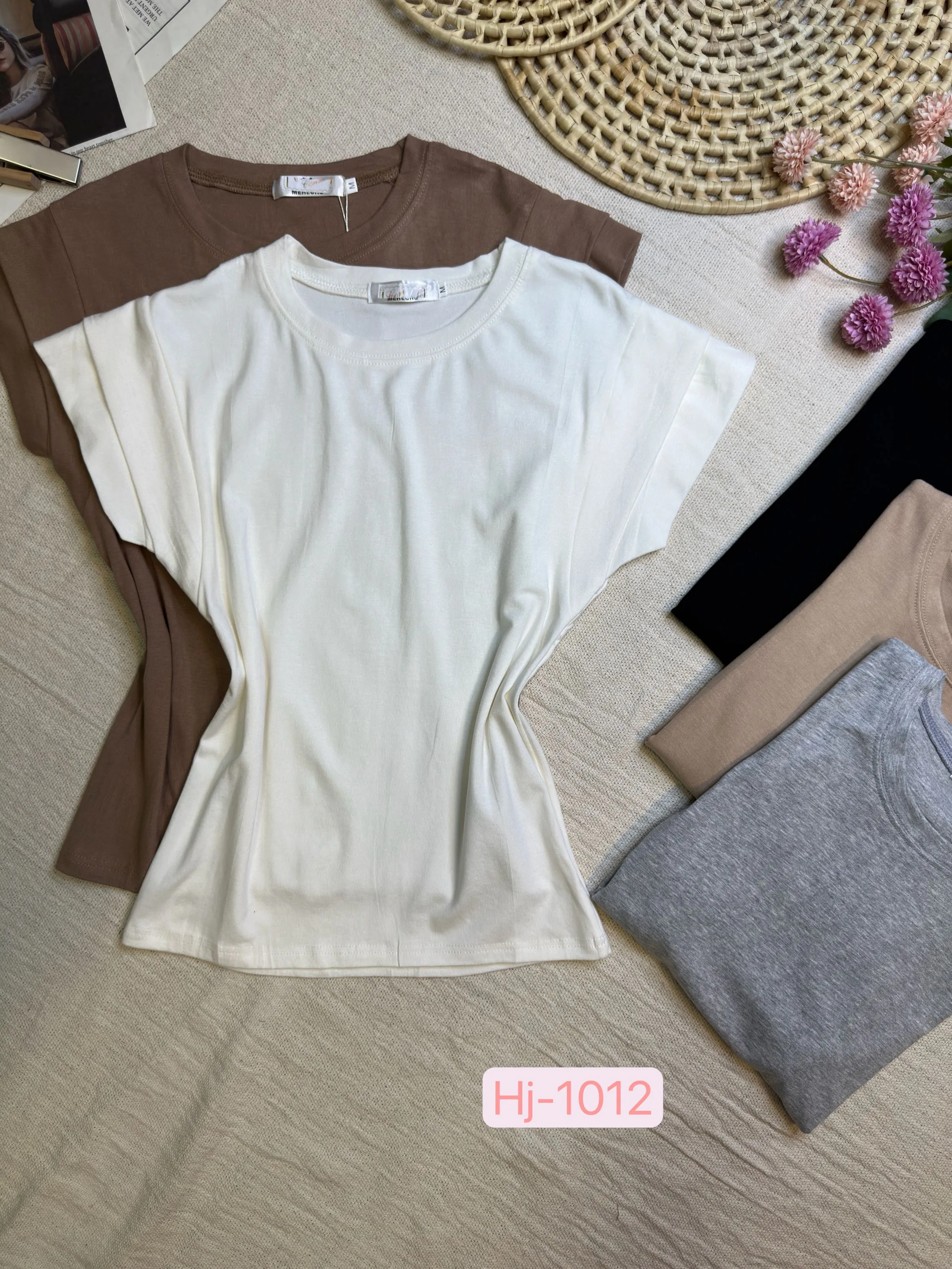 Blusa manguinha em algodão