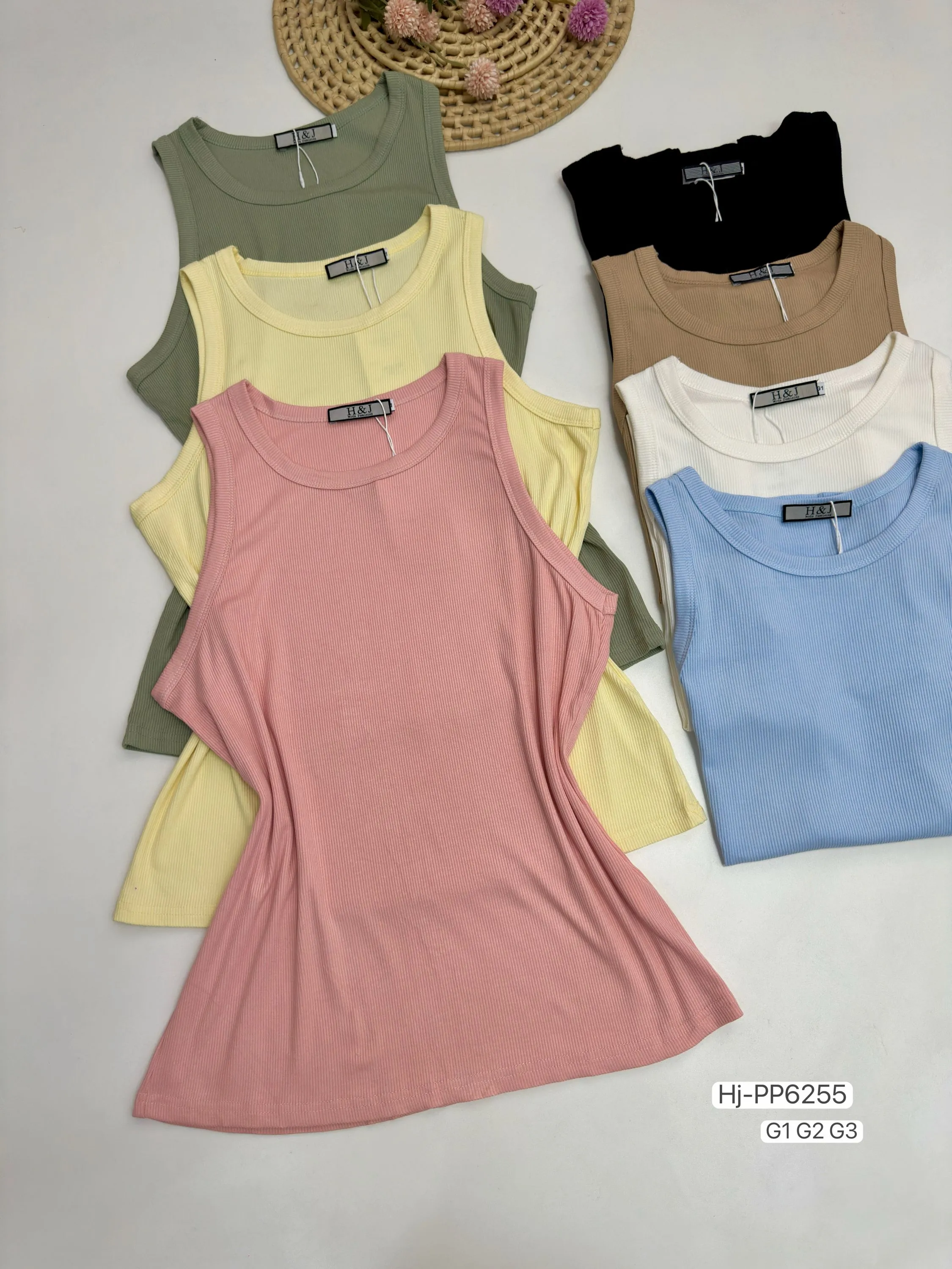 Regata Feminina Canelada Básica (PP6255)