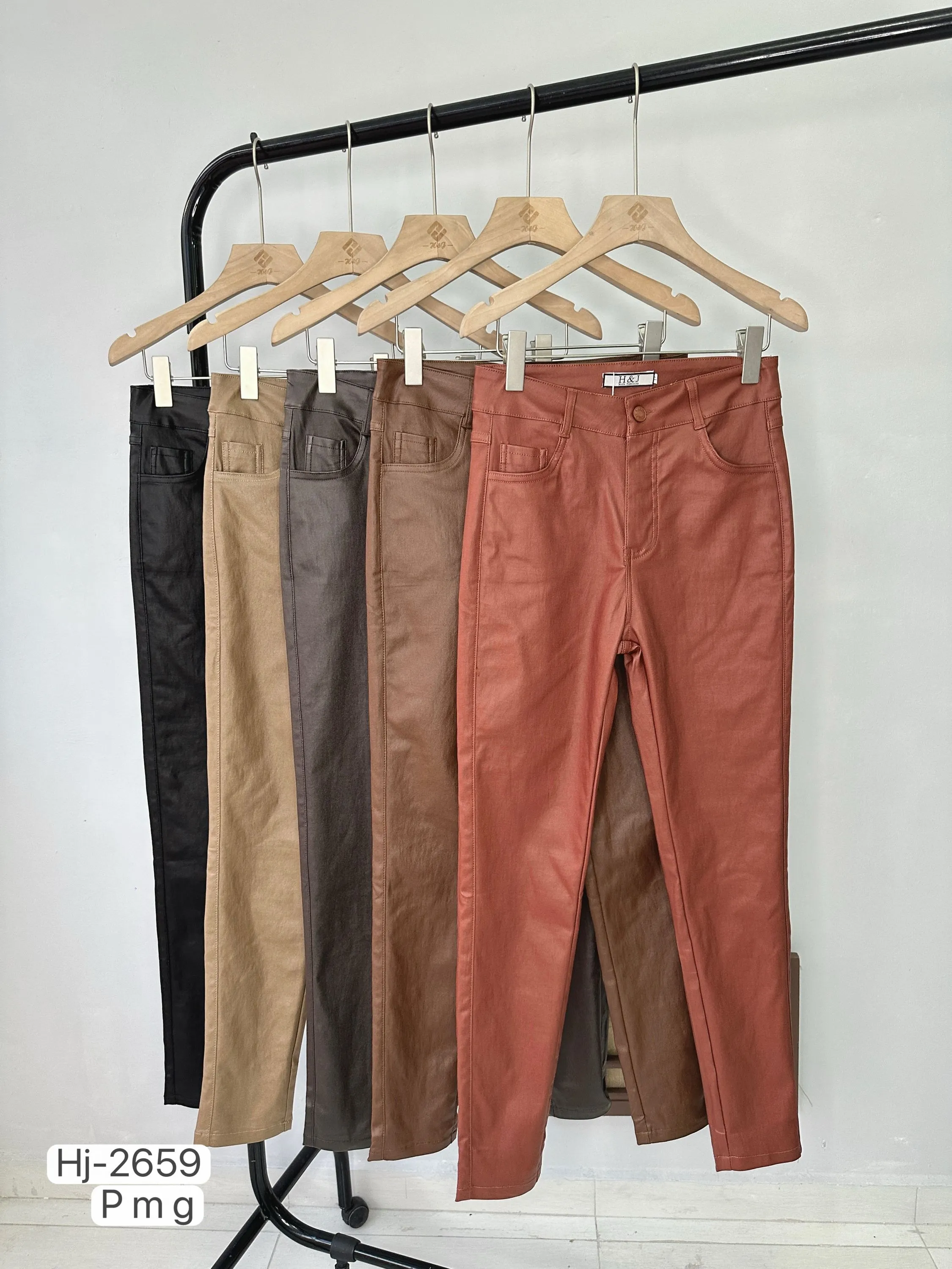 Calça Skinny Resinada (k2659)