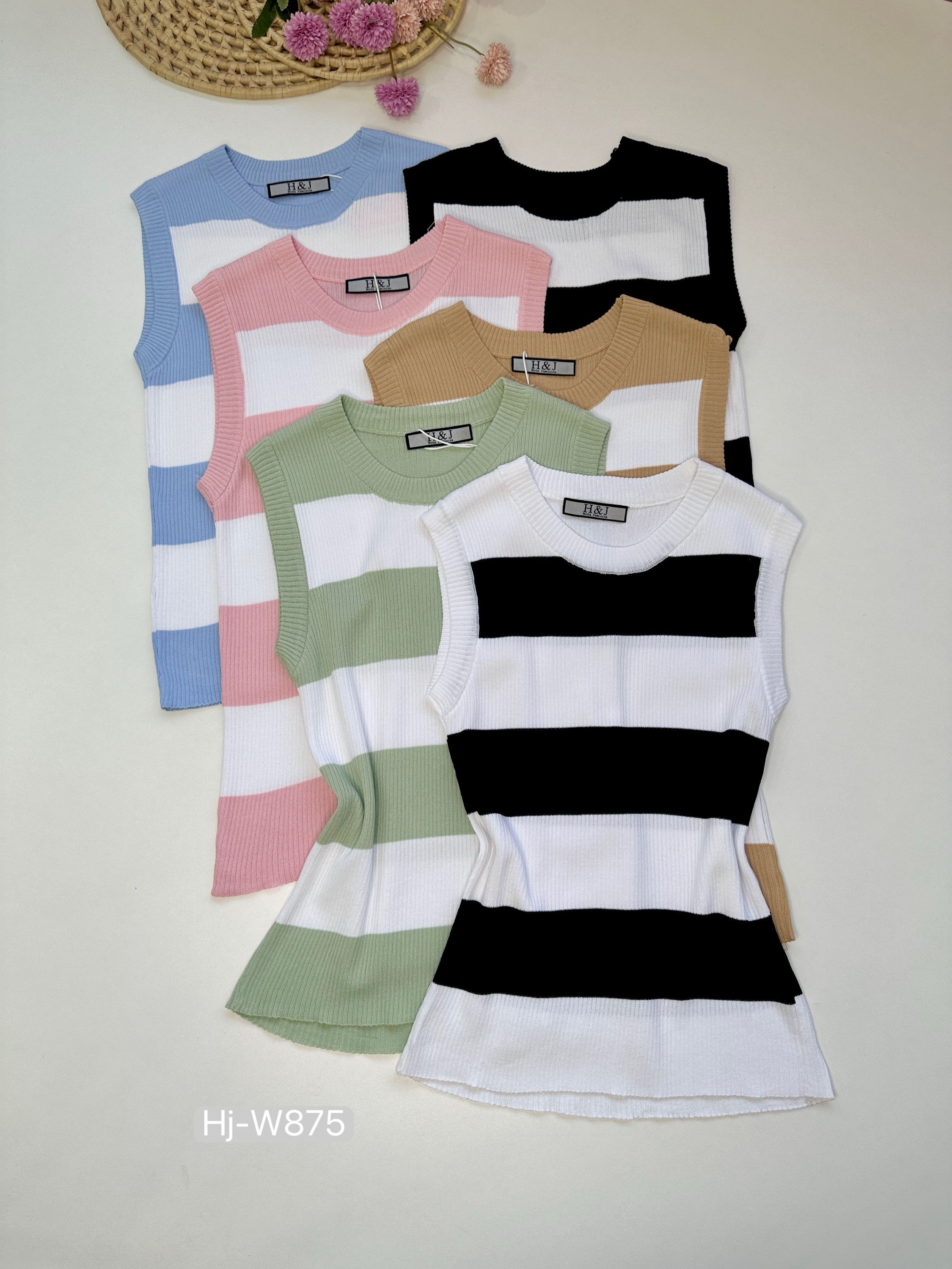 Blusa Regata Listrada Canelada (W875)