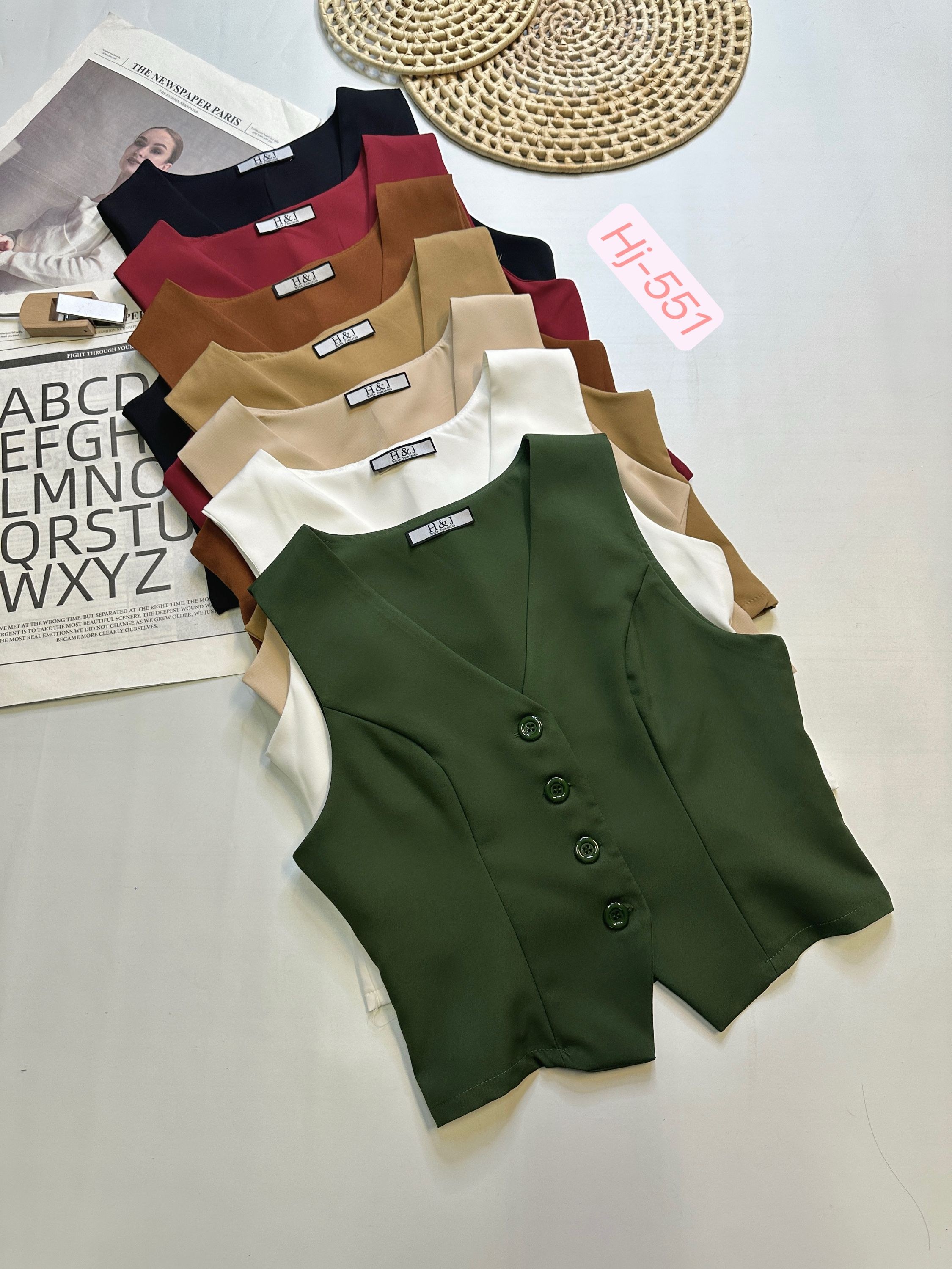 Colete social com botões (551)