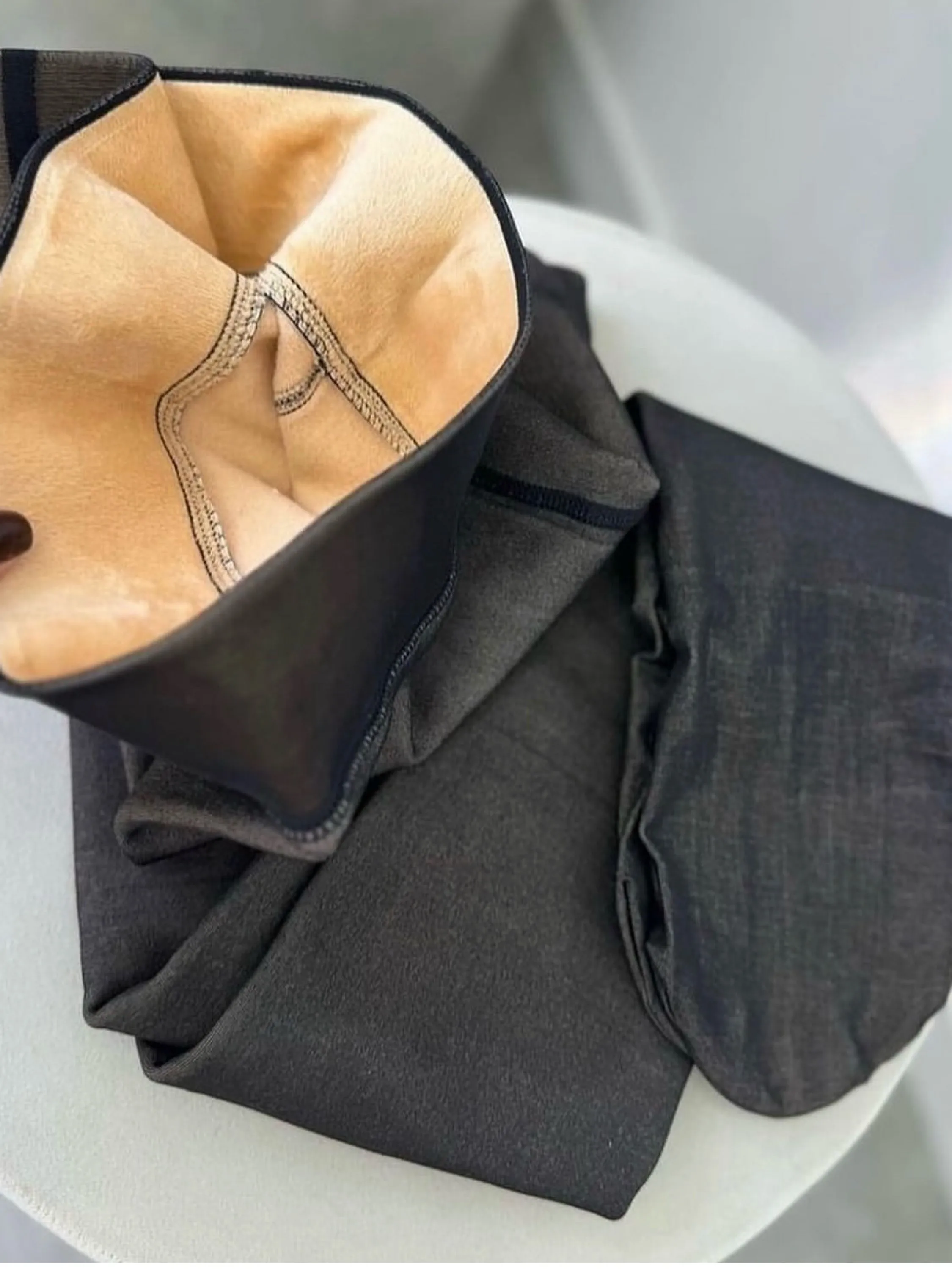 Meia calça flanelado