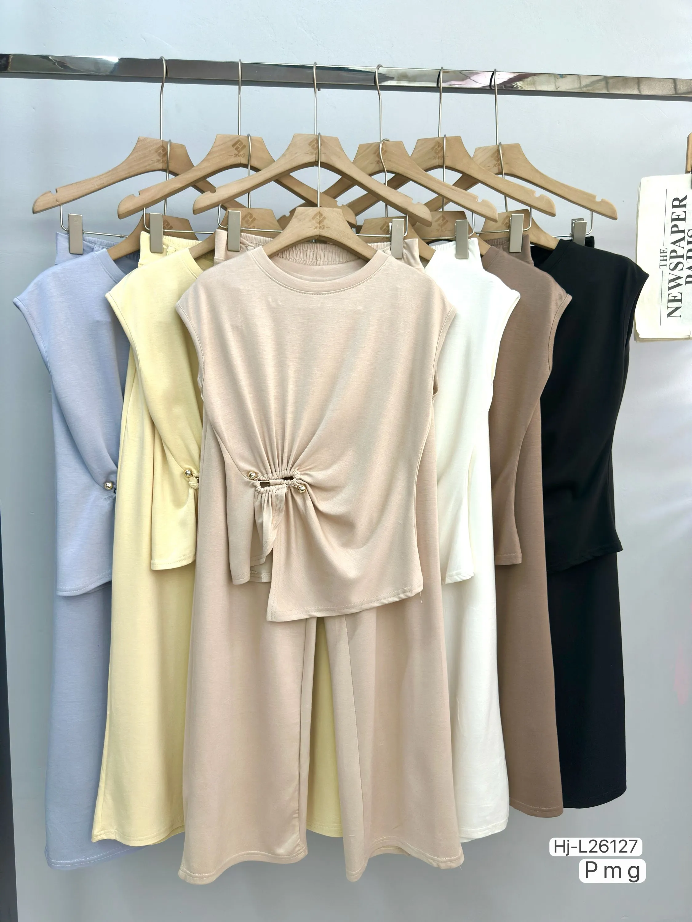 Conjunto Feminino Midi com Nó Frontal (26127)