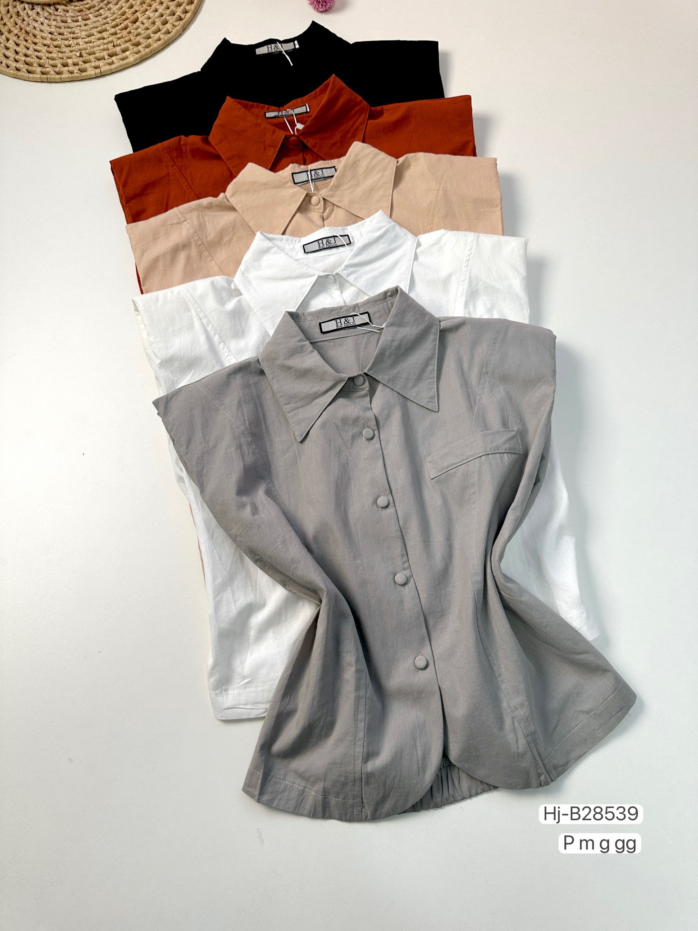 Camisa Regata Social com Botões e Gola Clássica (B28539)