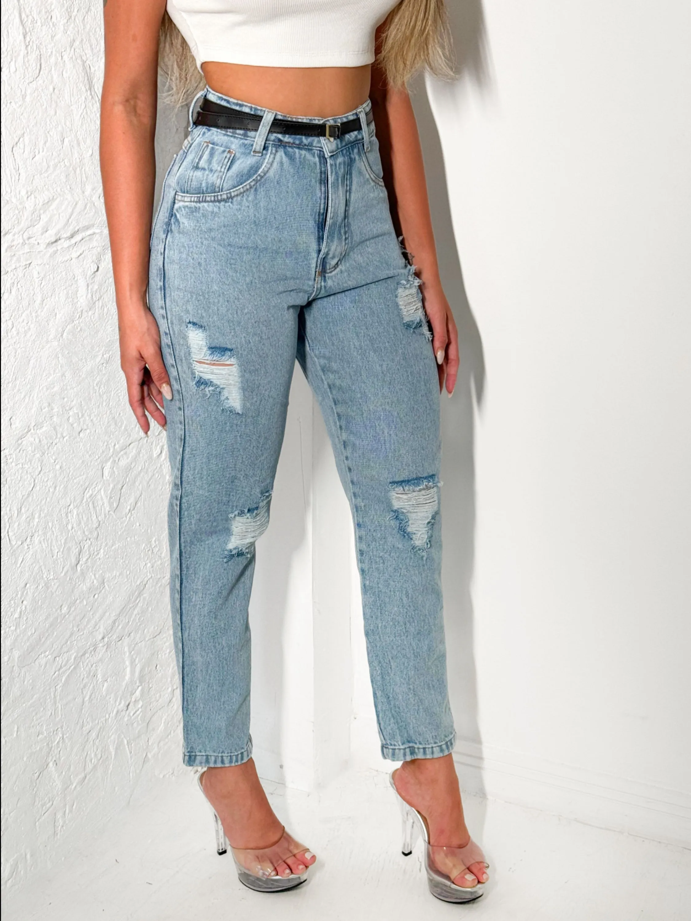 9058 kissmelady calca jeans feminina mom com cindo