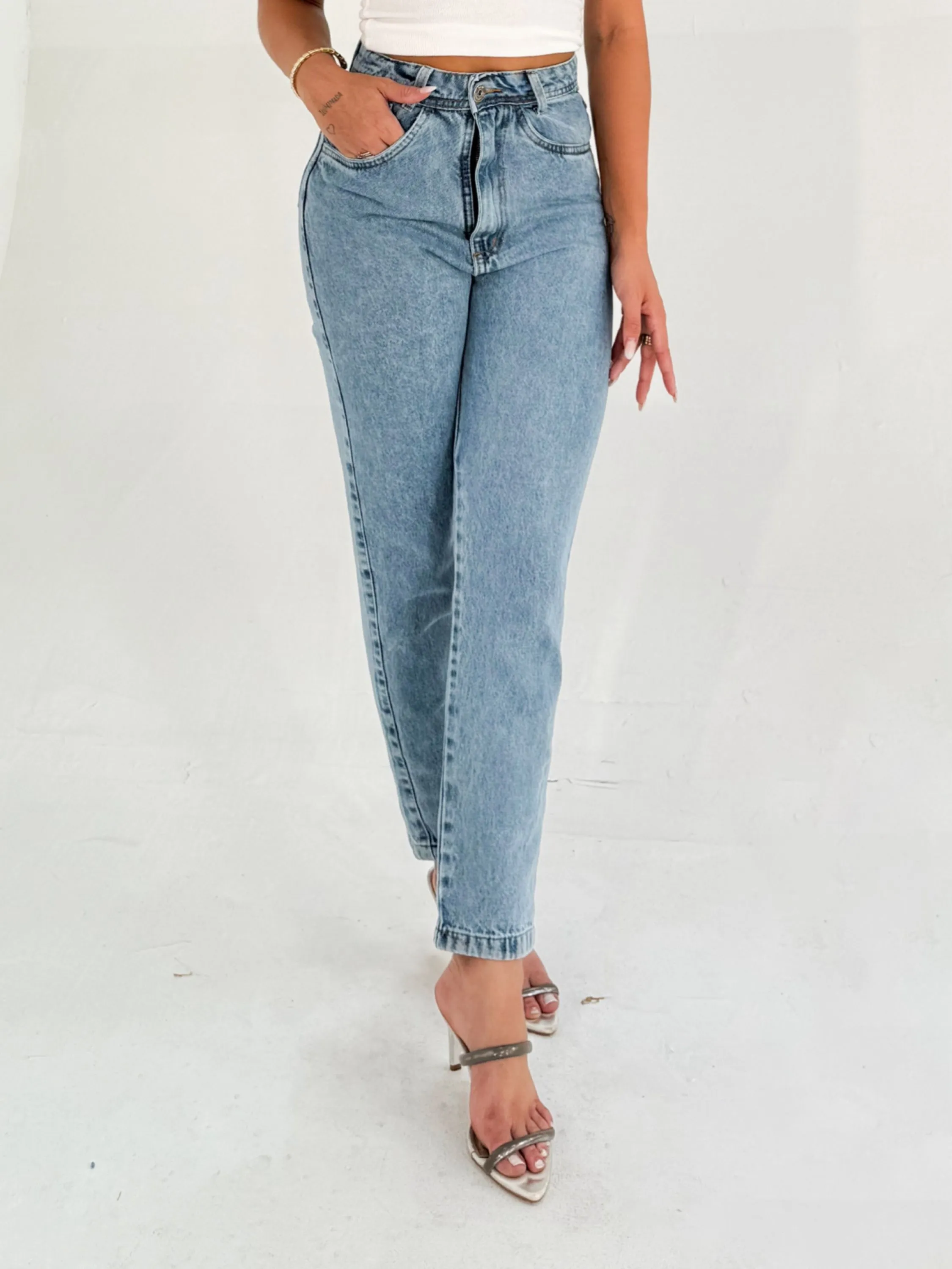 015 kissmelady calca jeans feminina mom