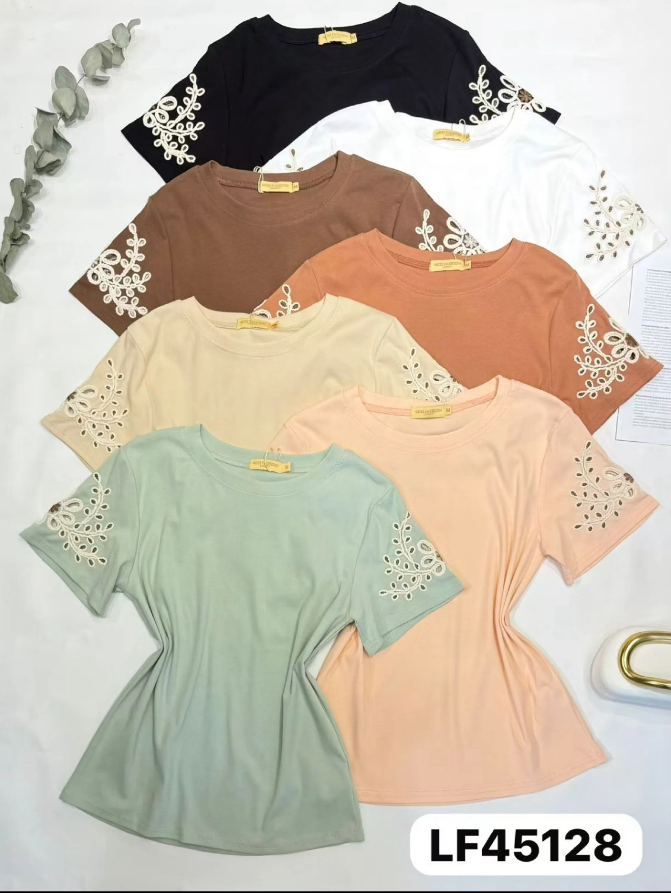 Blusa algodão importado Feng