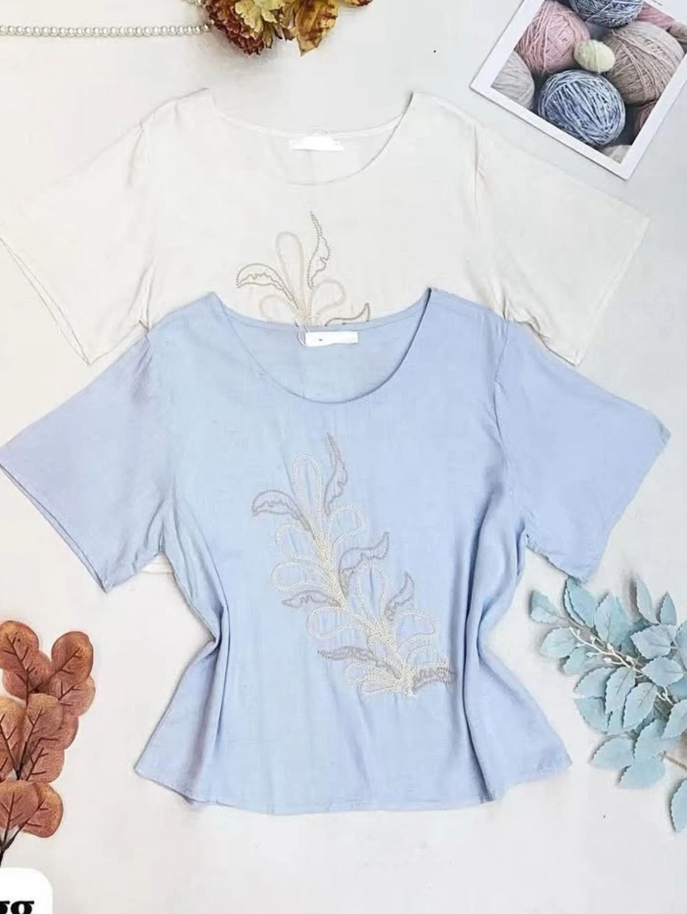 Blusa linho importado Feng