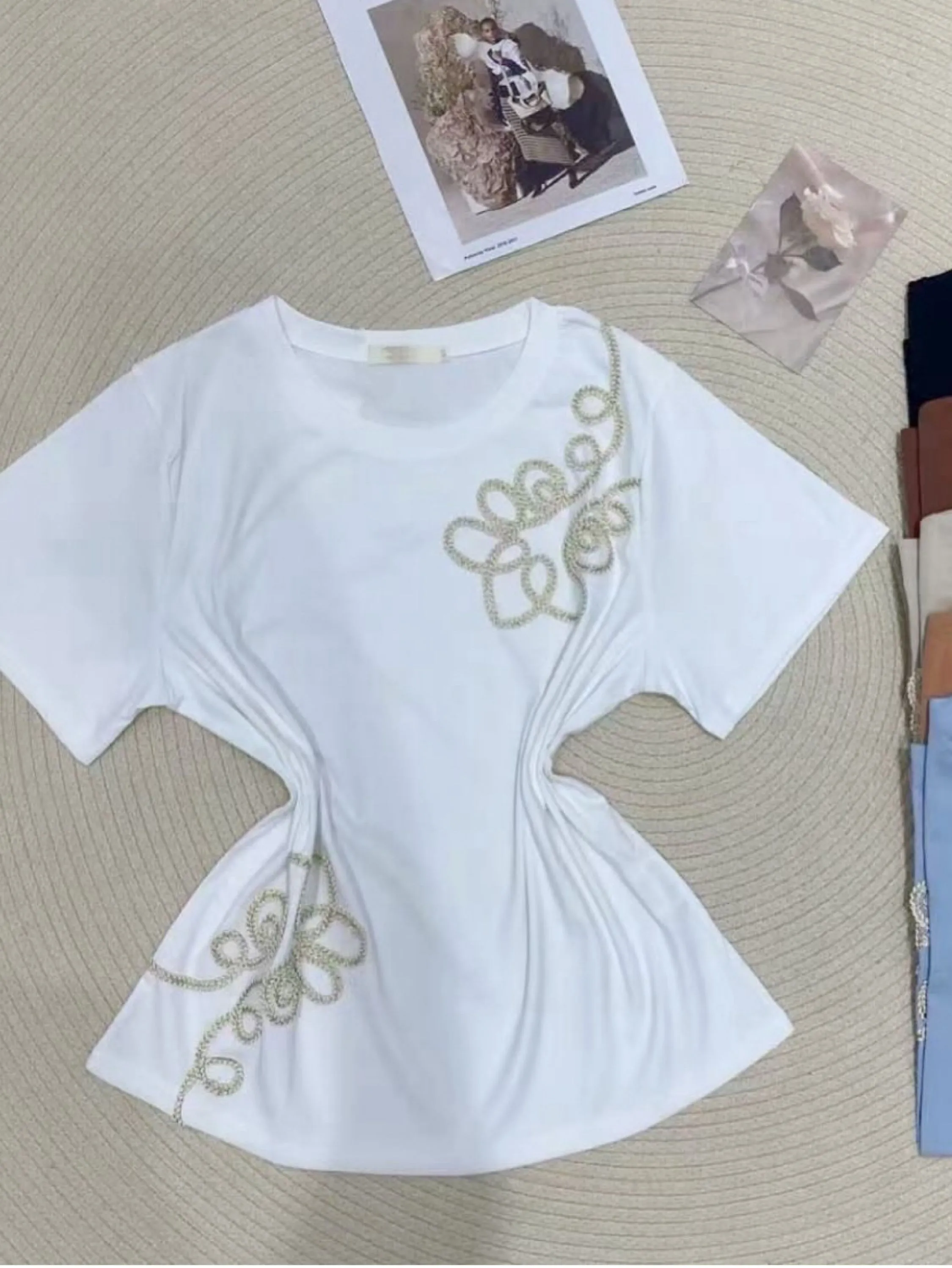 Plus size algodão importado Feng