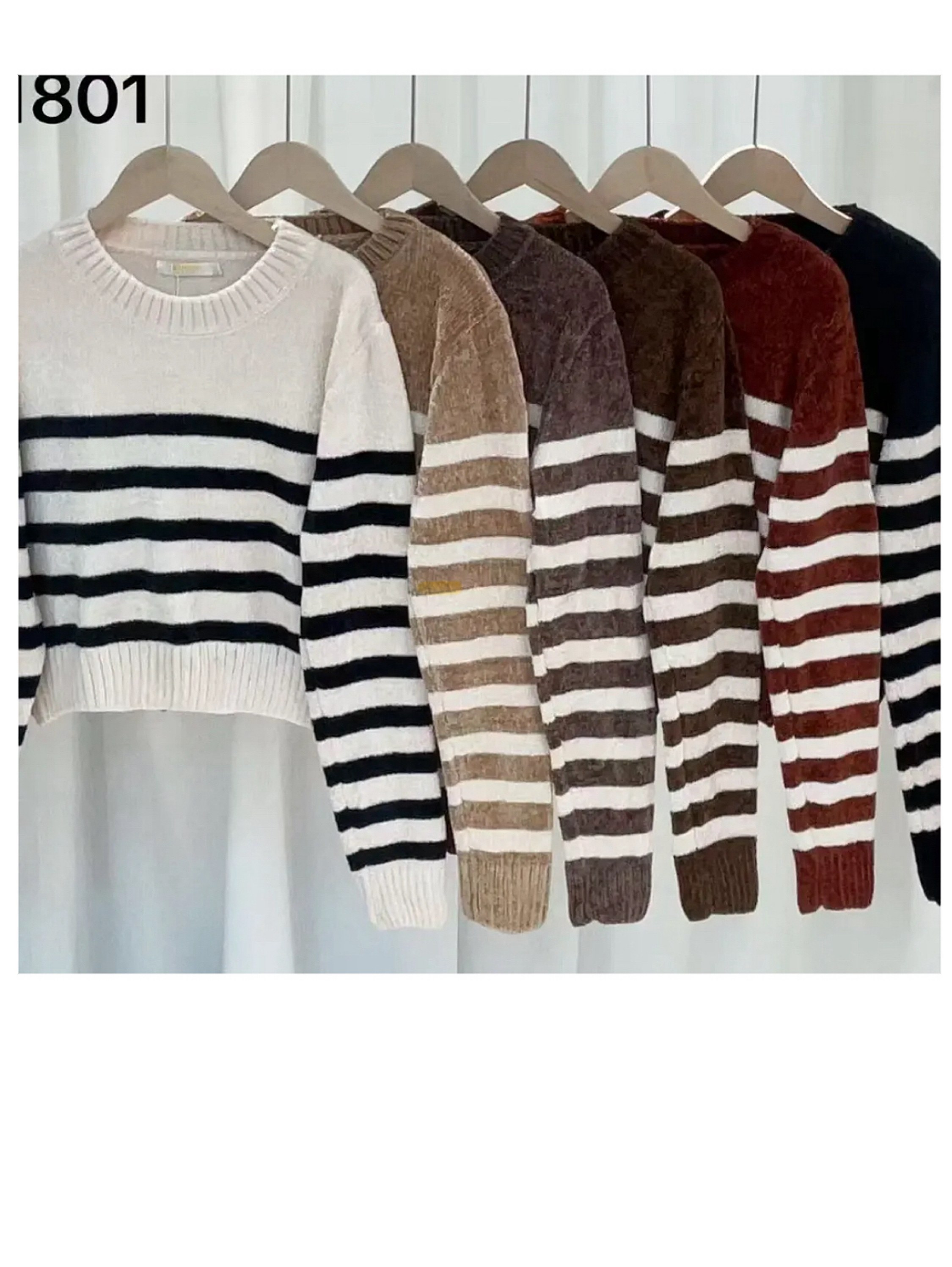 Blusa cropped chenille importado Feng