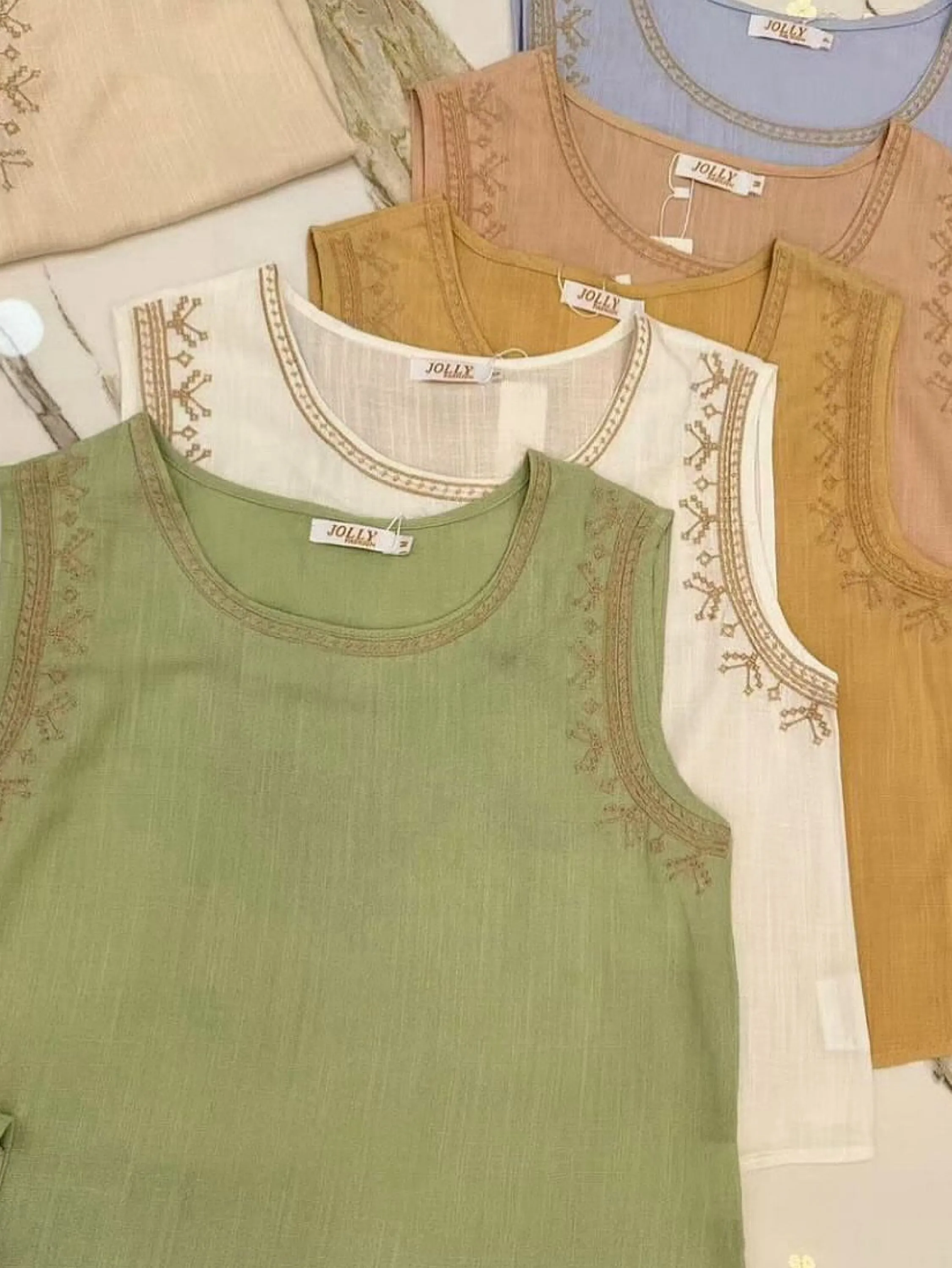 Cropped linho importado Feng