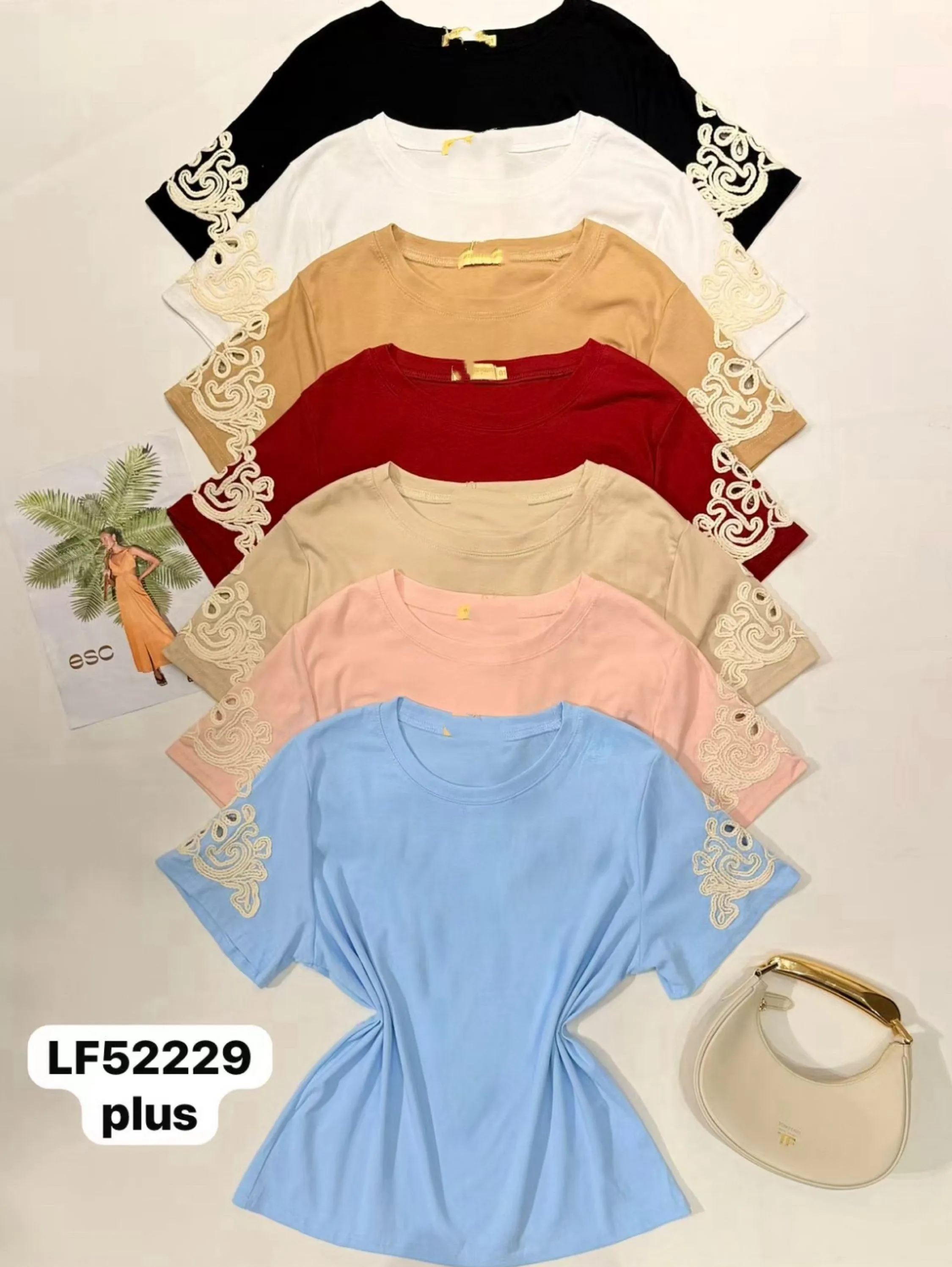 Plus size algodão importado Feng