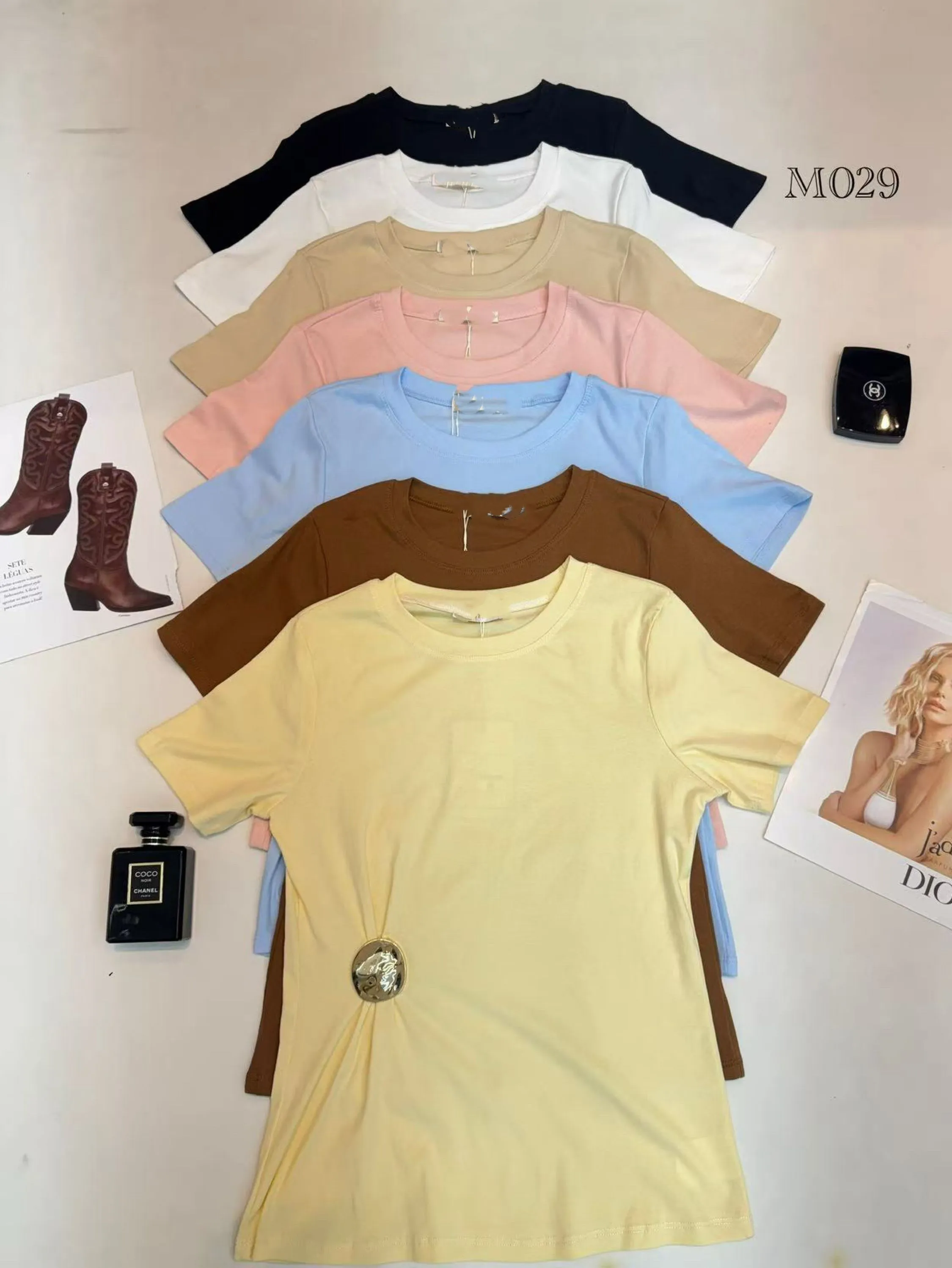 Blusa algodão importado Feng