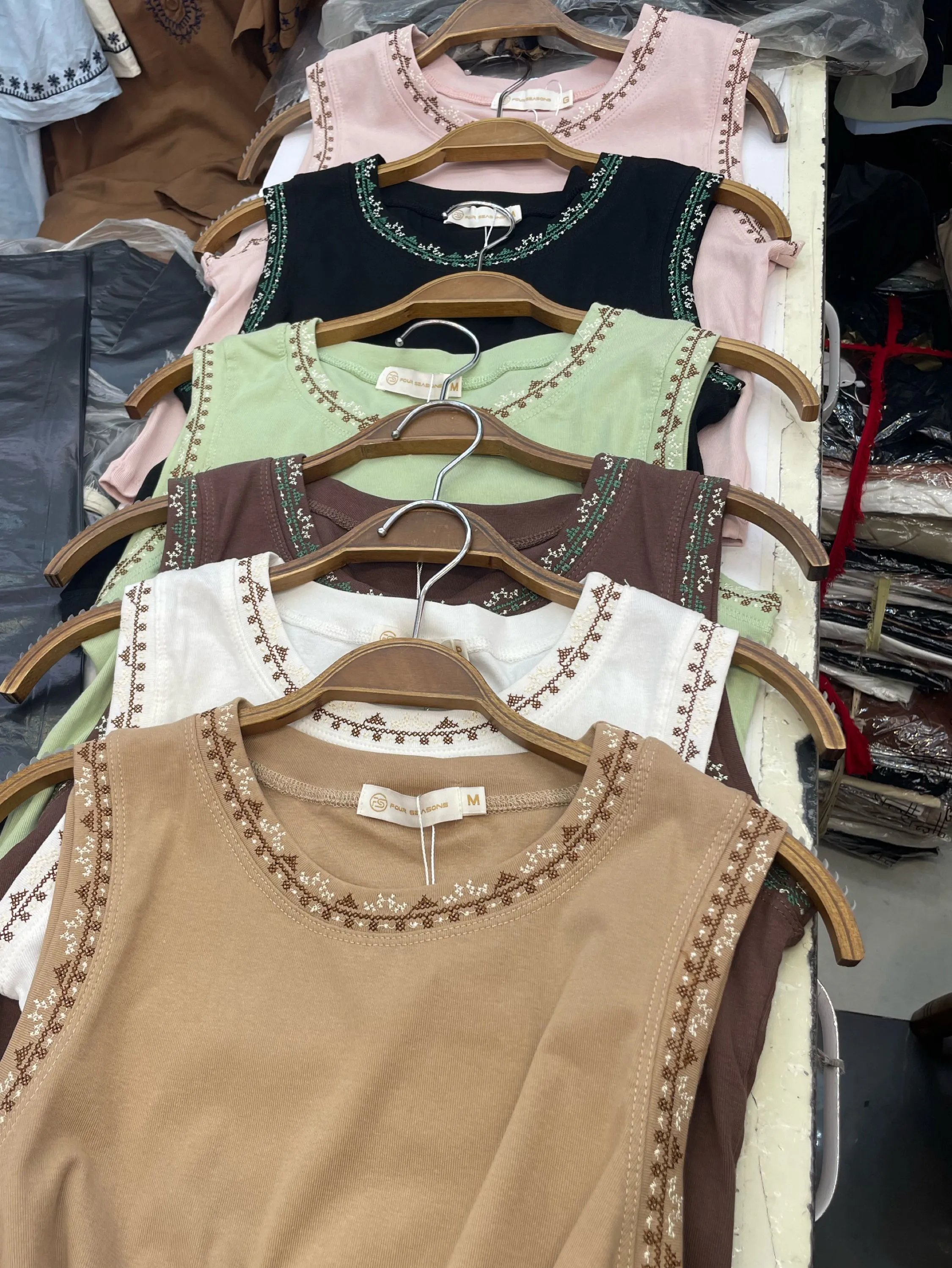 Regata feminina algodão importado Feng