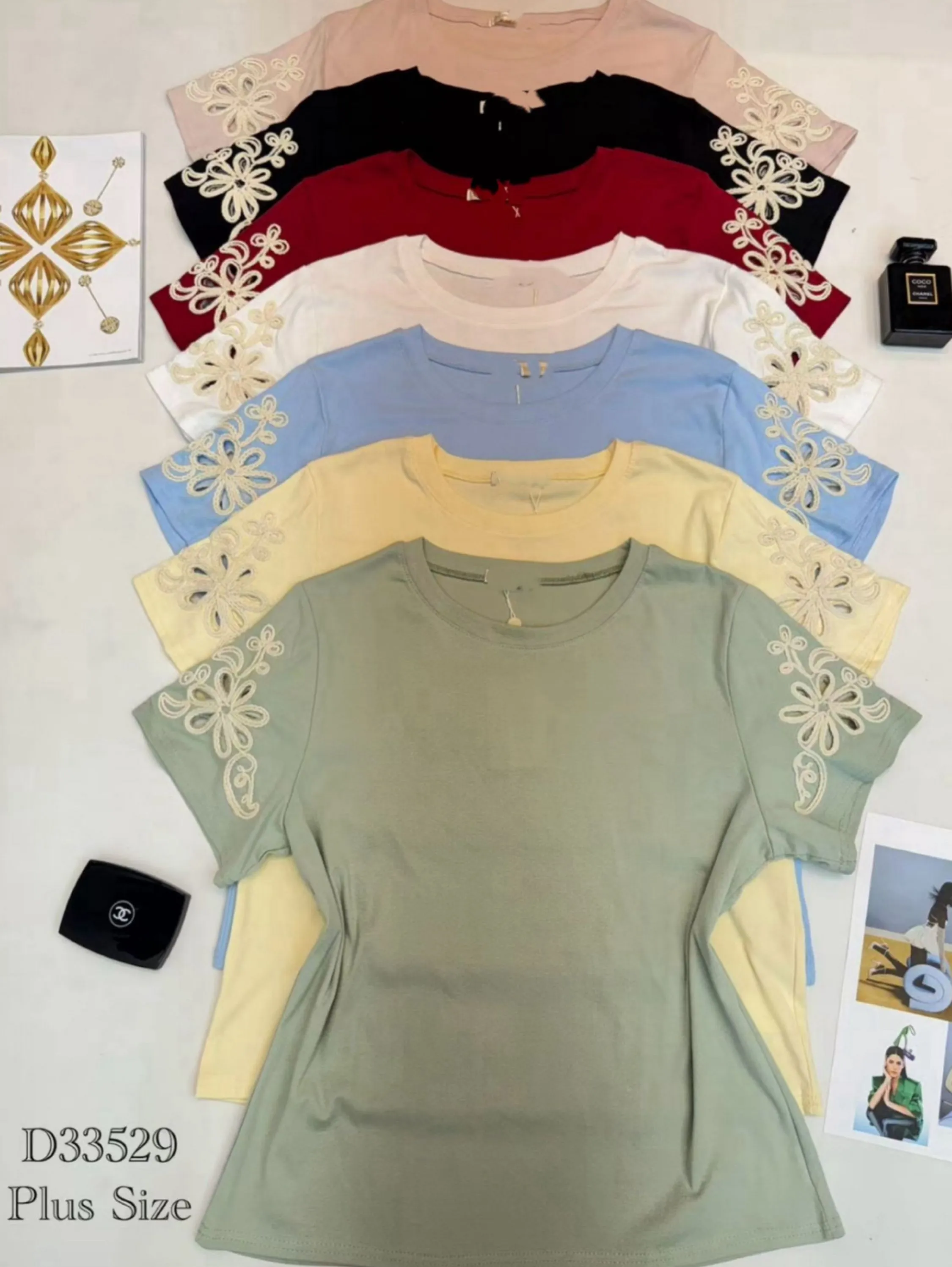 Plus size algodão importado Feng