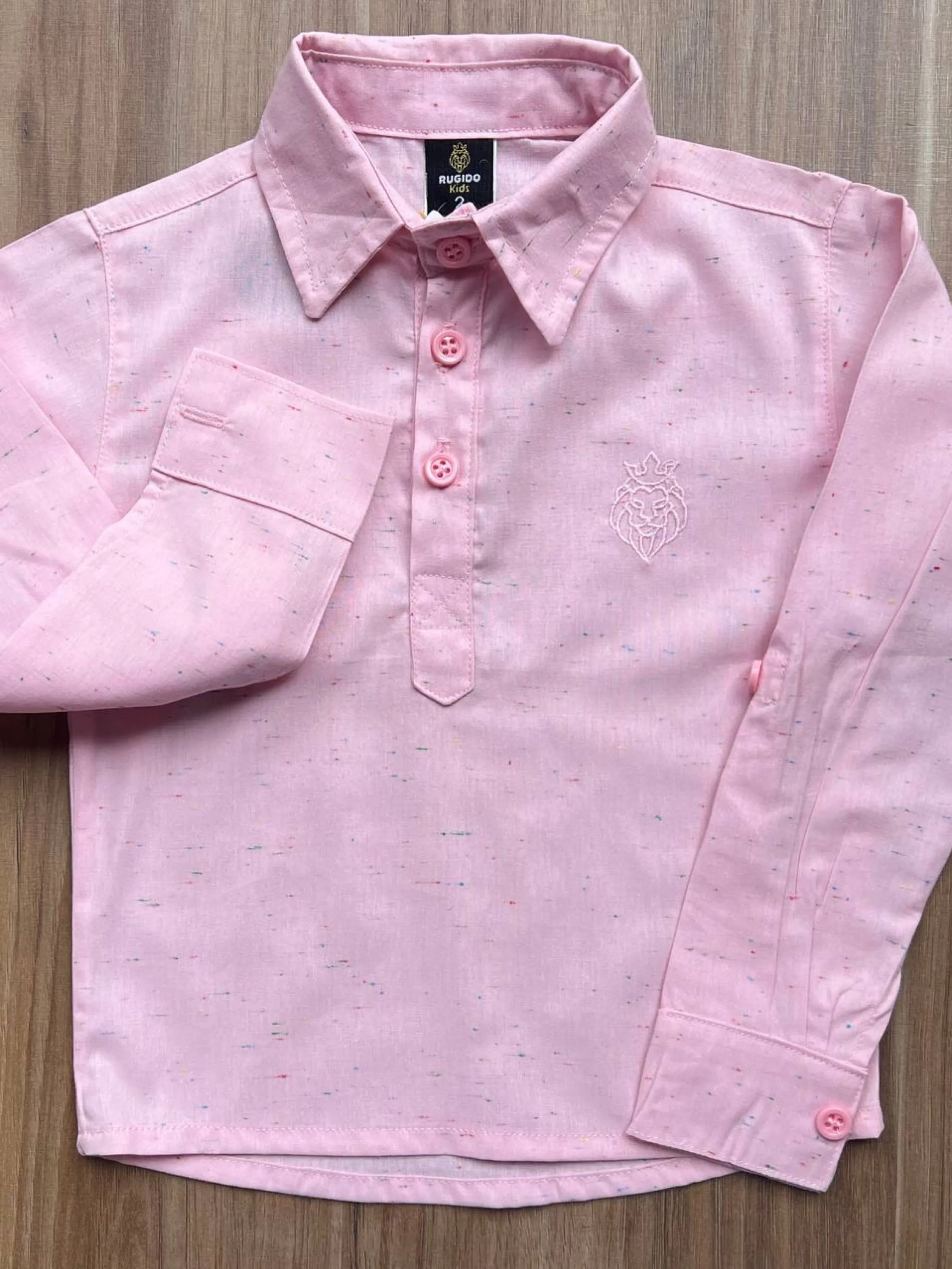 Camisa Bata Social Infantil Para Meninos Batizados E Casamen