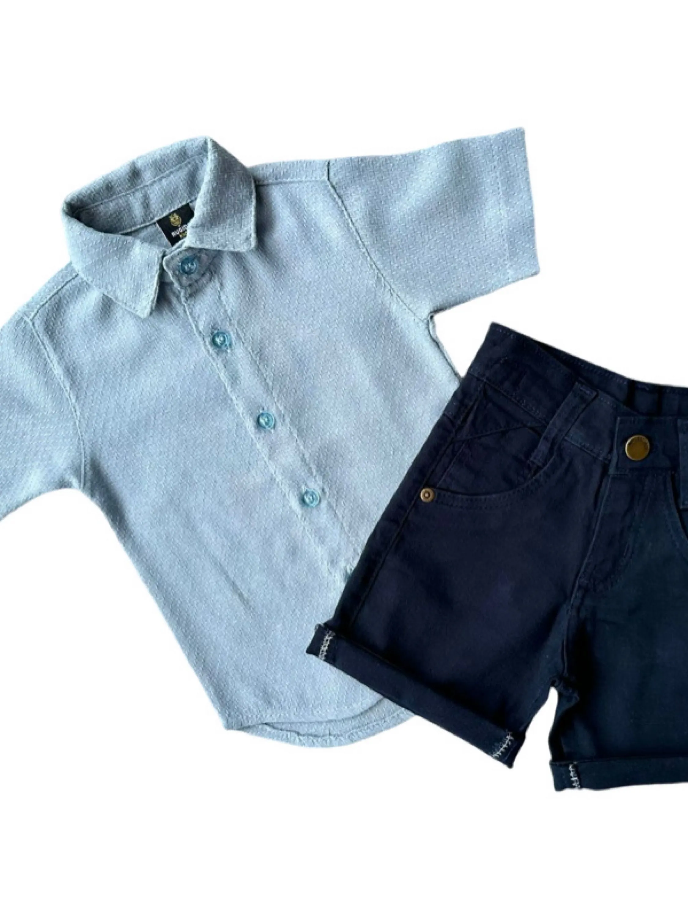 Conjunto Infantil Camisa e Bermuda Linha Top