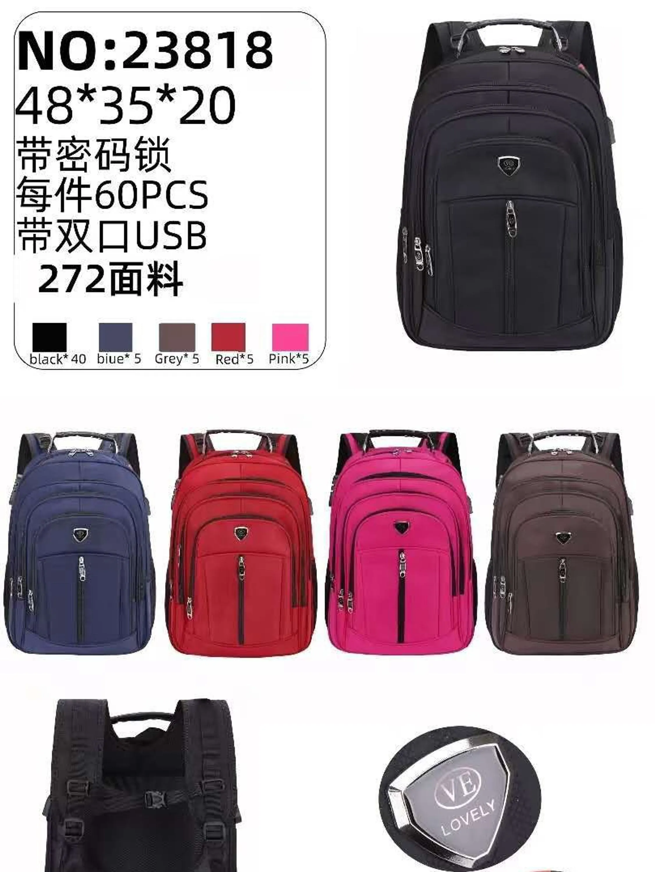 Lovely Mochila Masculina