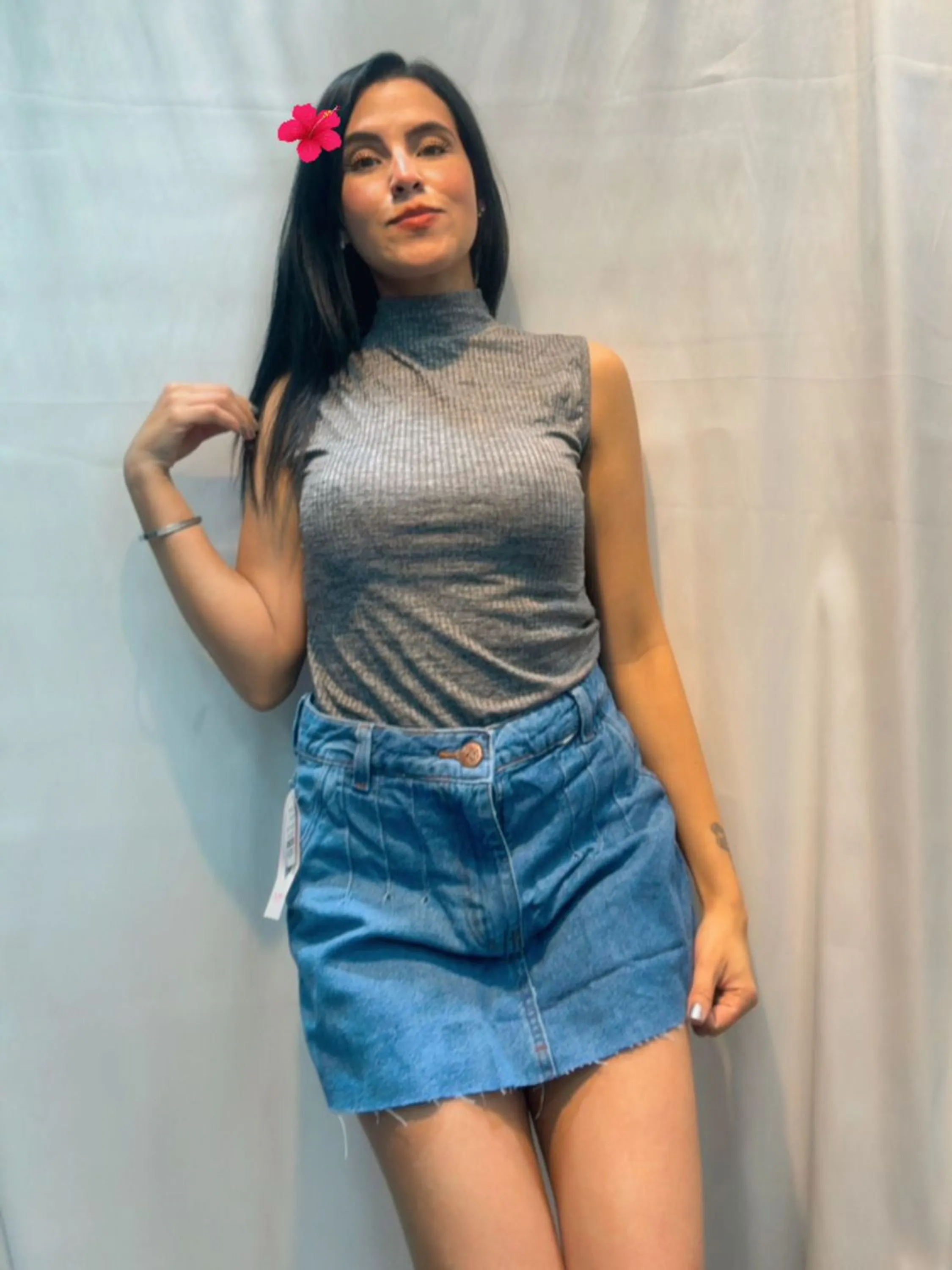 short saia jeans