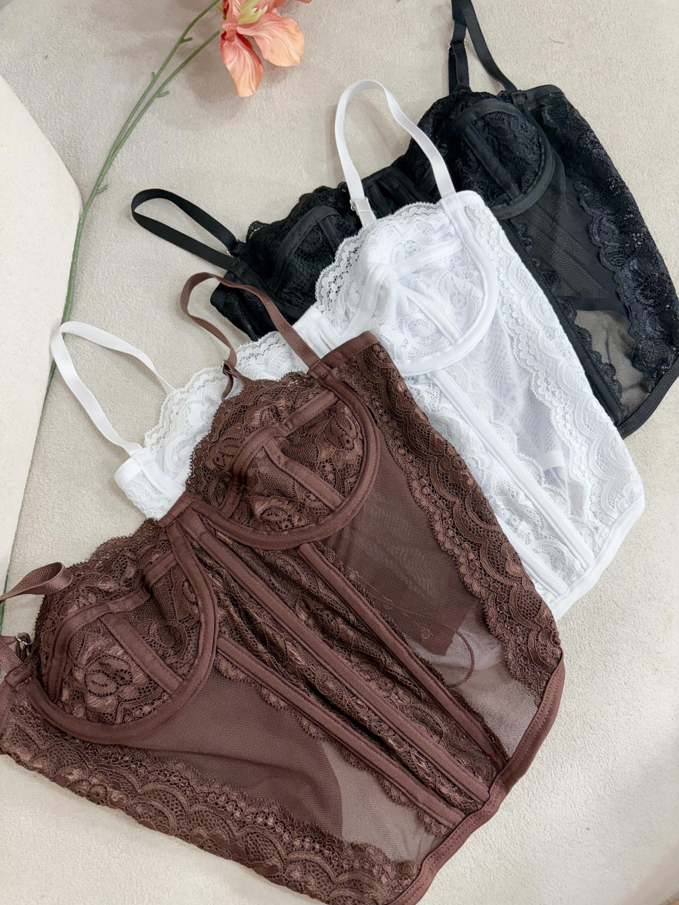 Top Angel Renda Premium Gloss Moda Blogueira