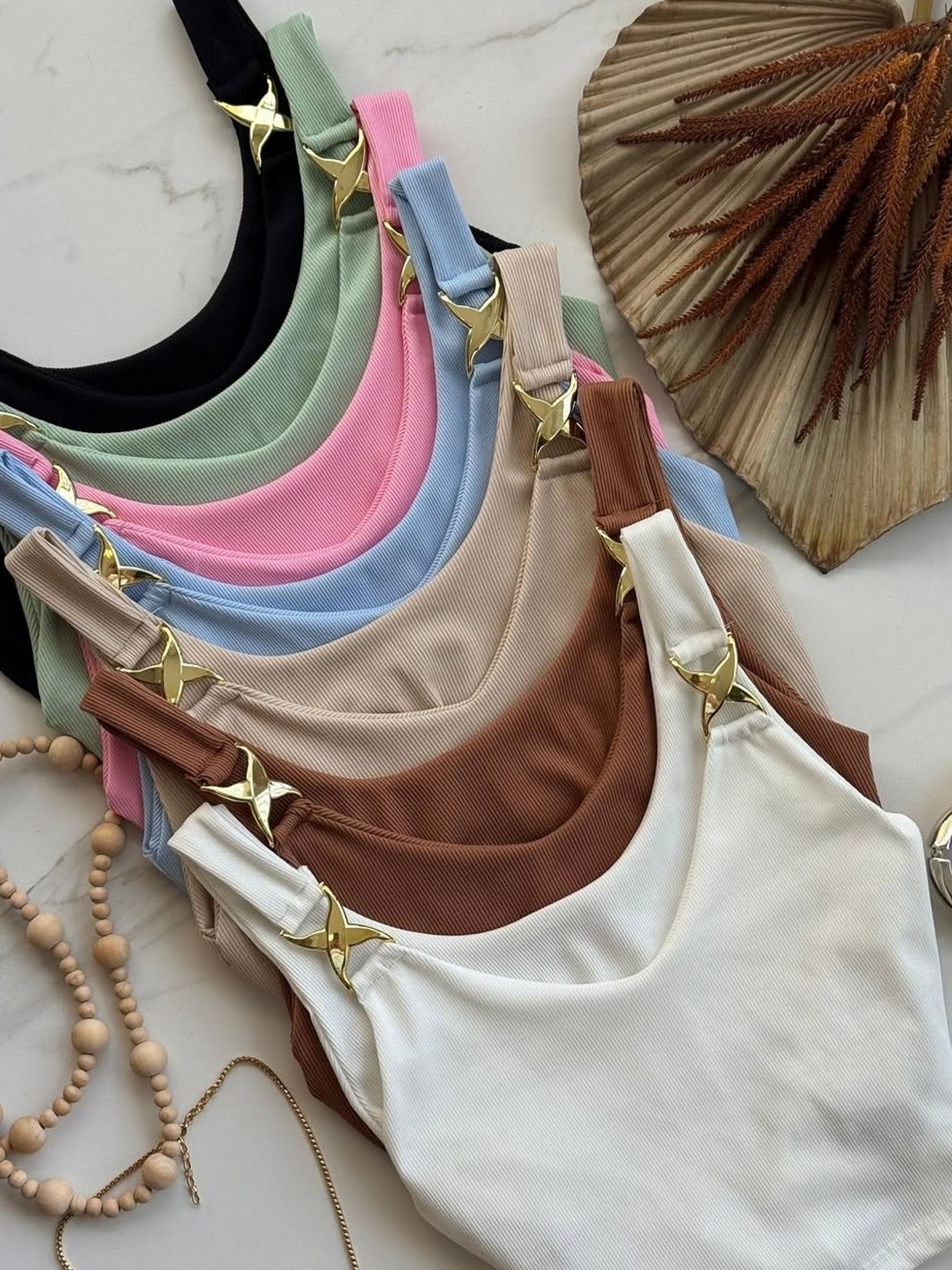 Croped Gold Moda Blogueira