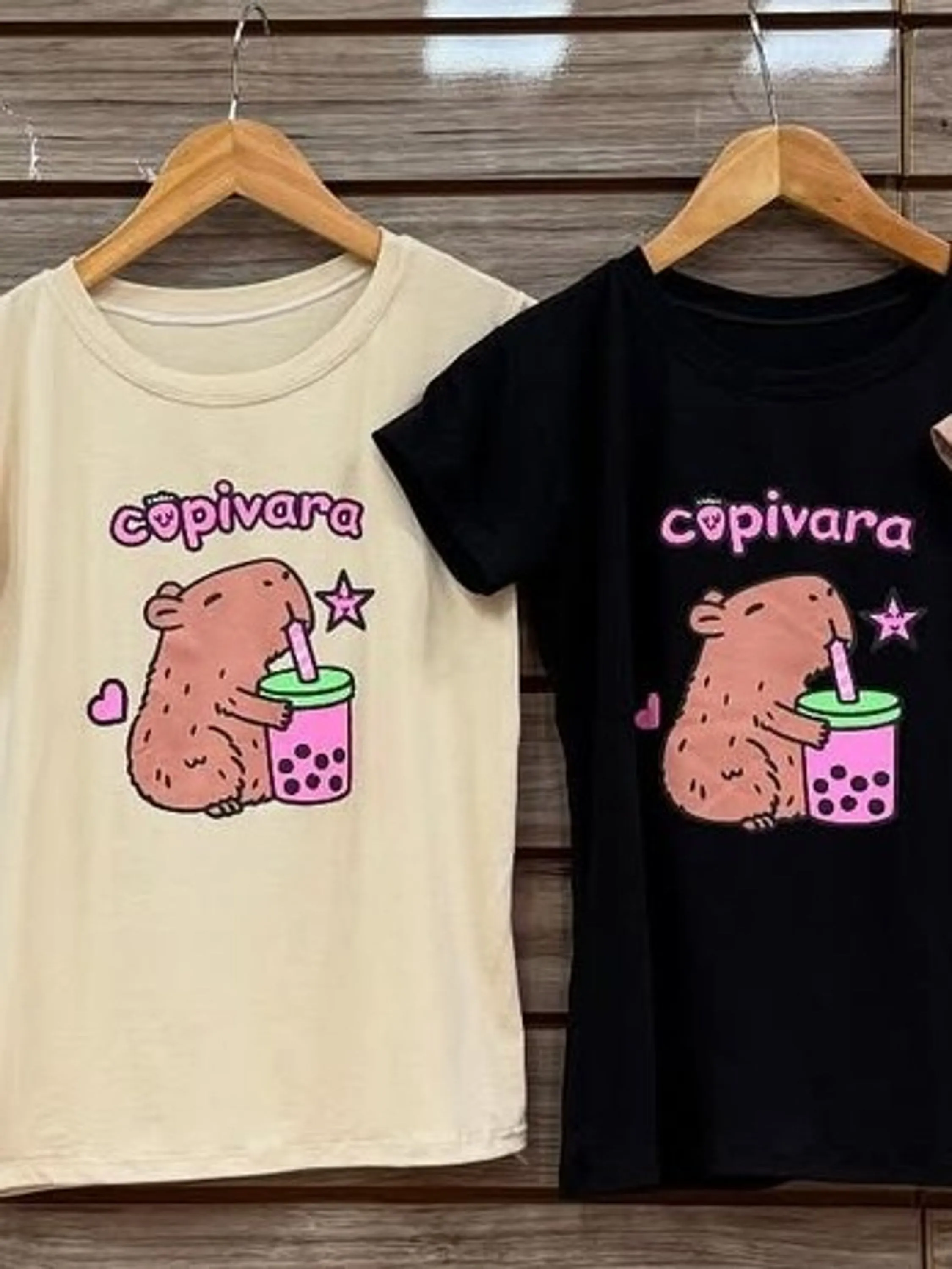 T-shirt Capivara Moda Blogueira