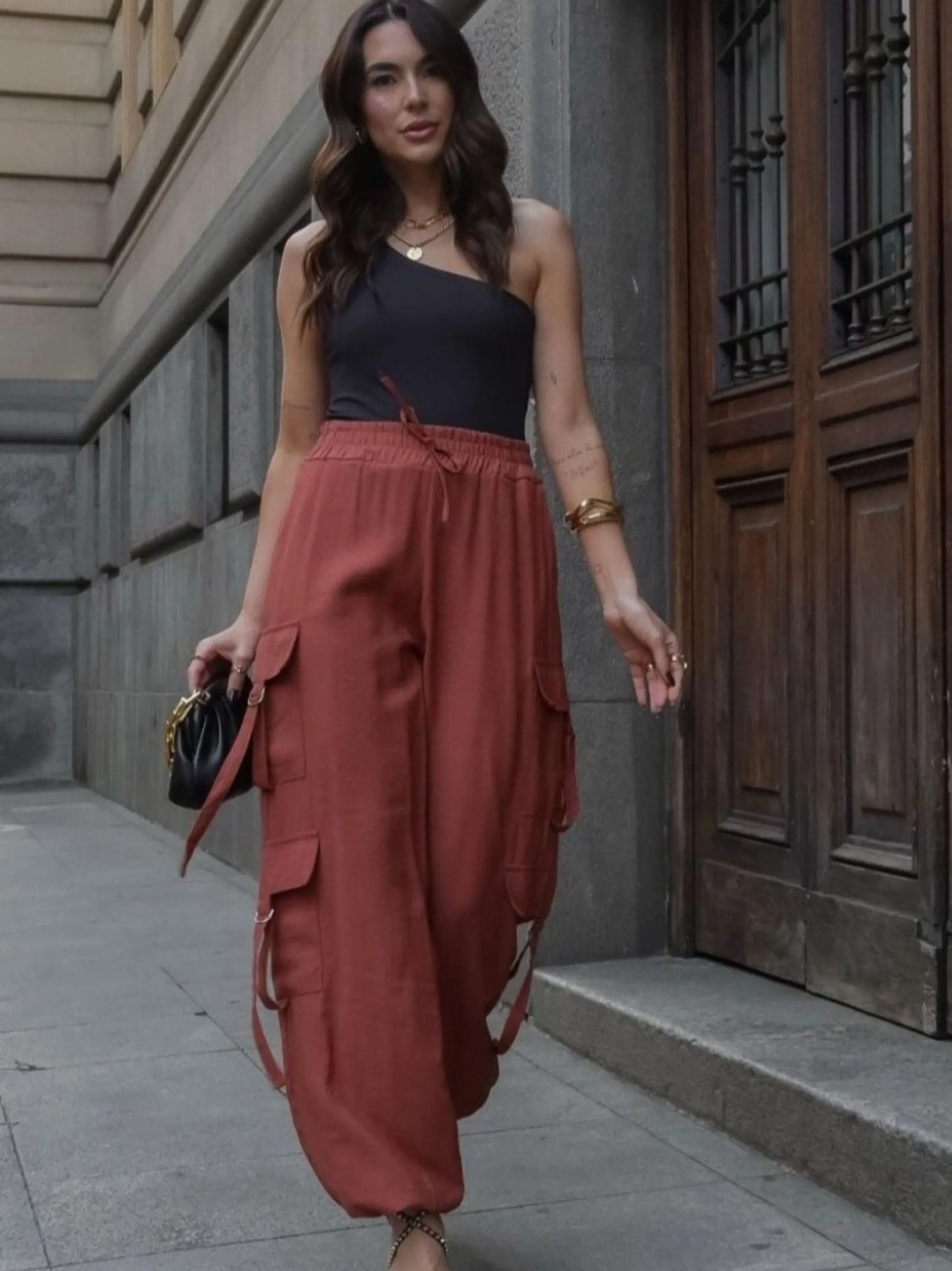 Calça Jogguer Parachutes Moda Blogueira