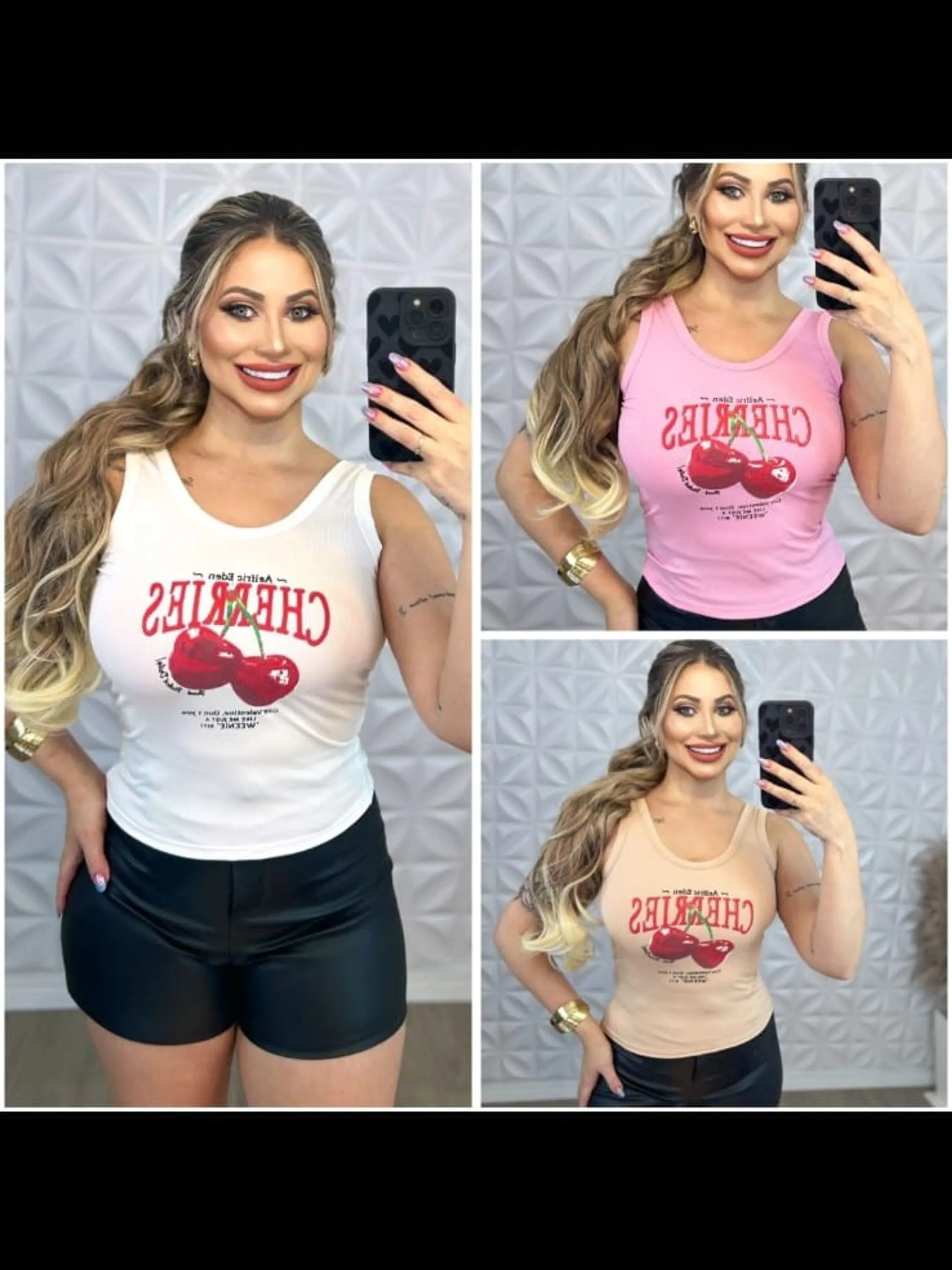 Blusa manga curta Regata