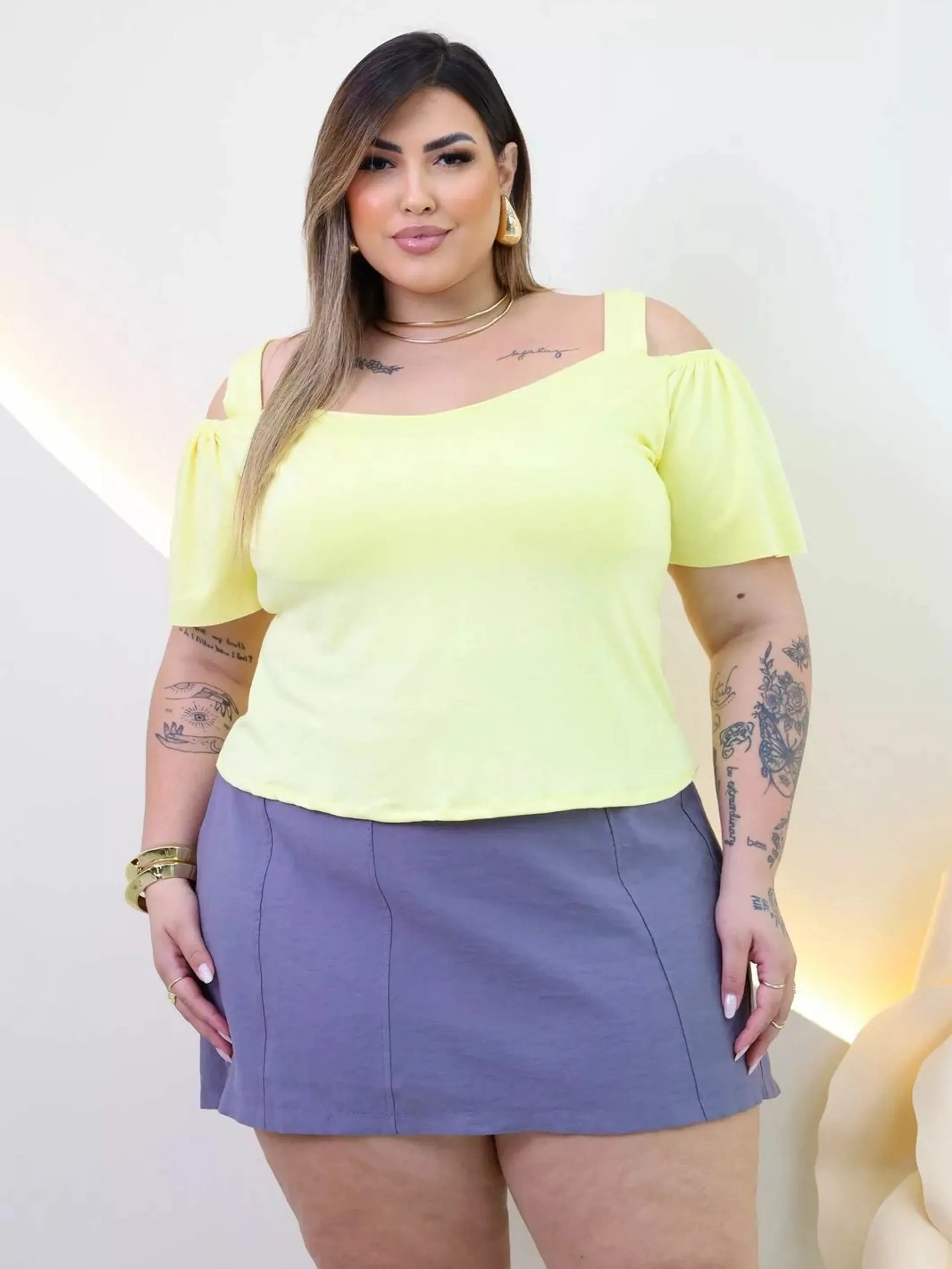 Blusa Viscolycra Plus Sirena