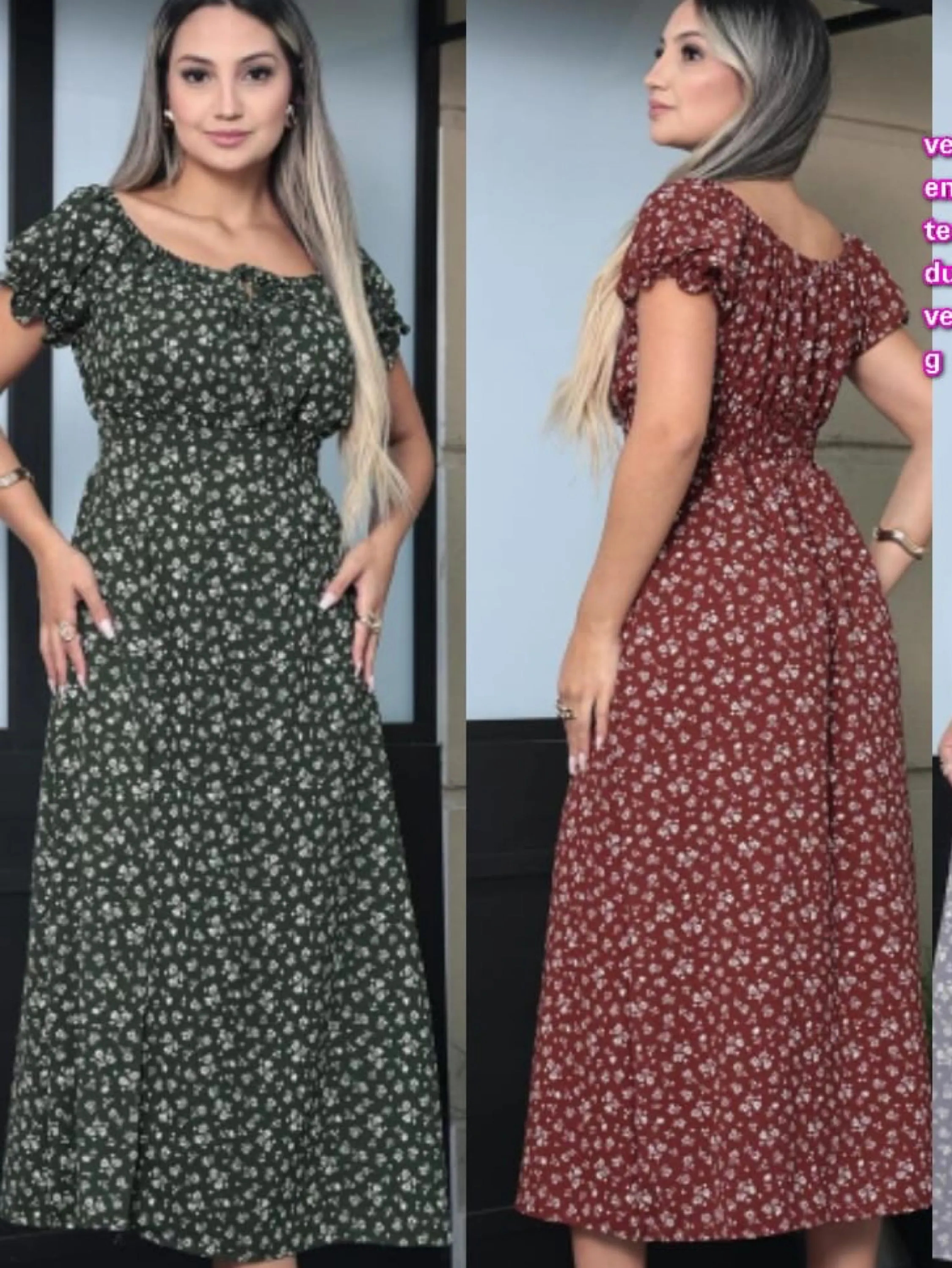 Vestido em Duna veste até o G