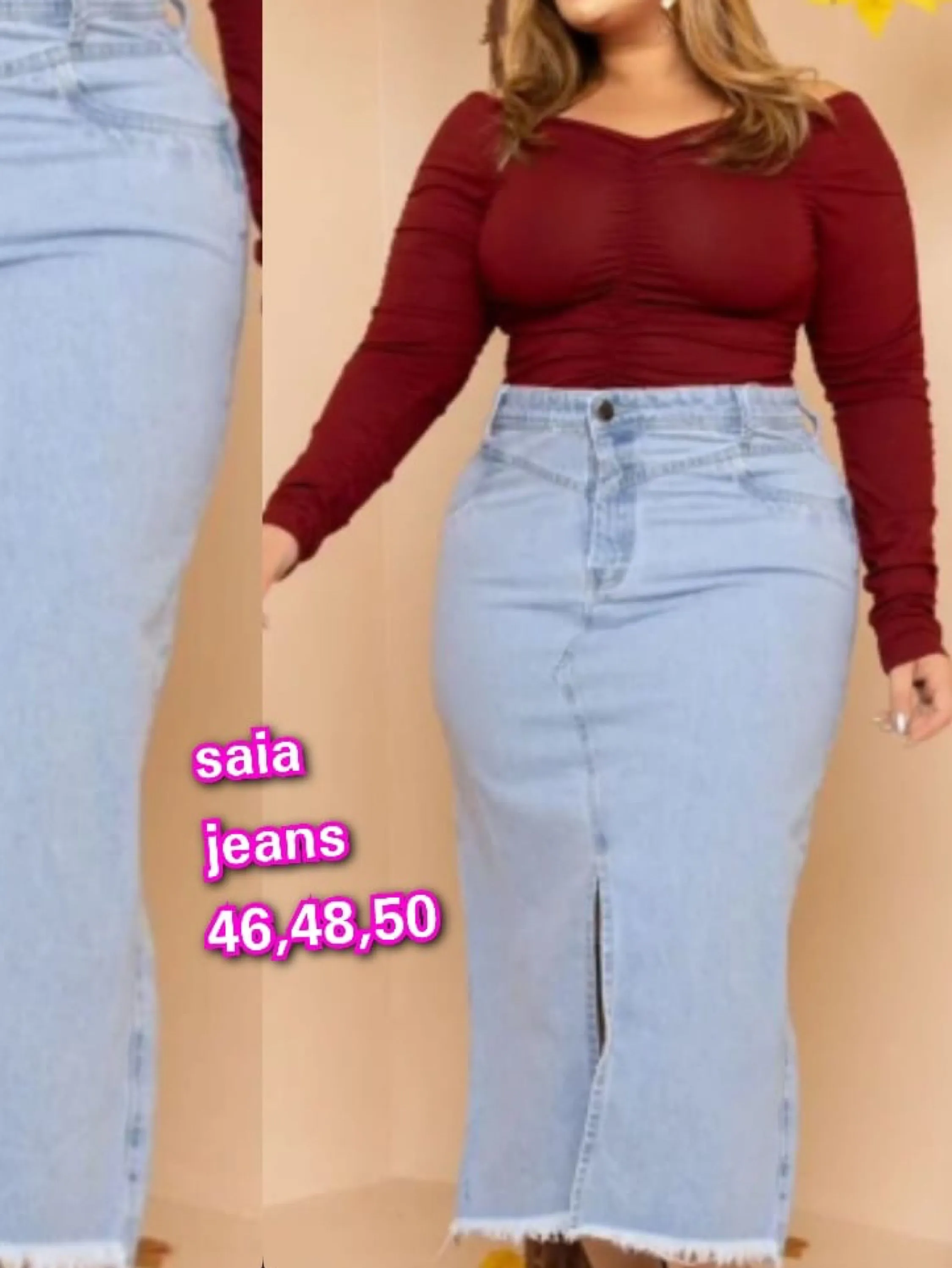 Saia Jeans 46/48/50