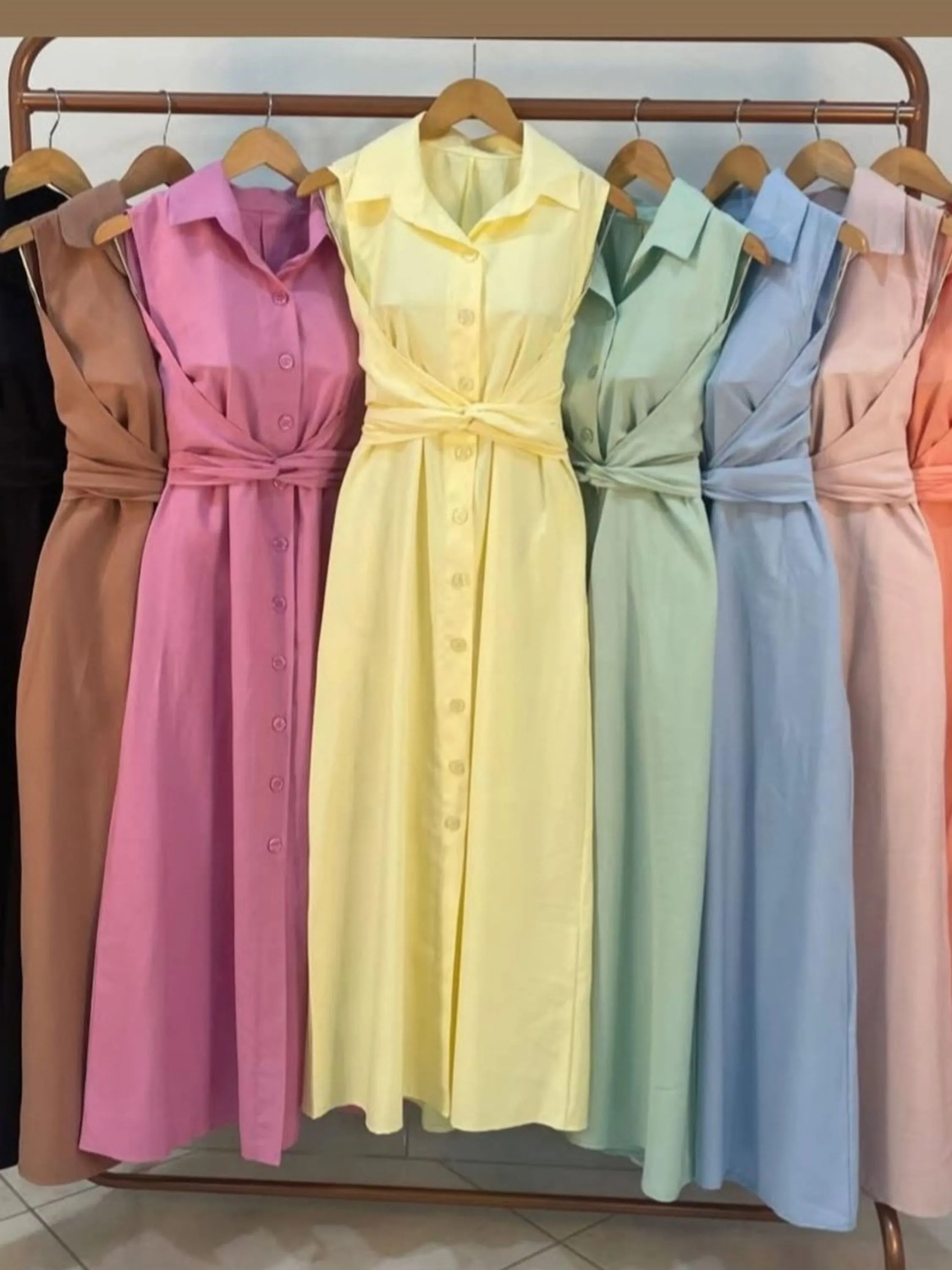 Vestido em sensorial marrant veste m e g