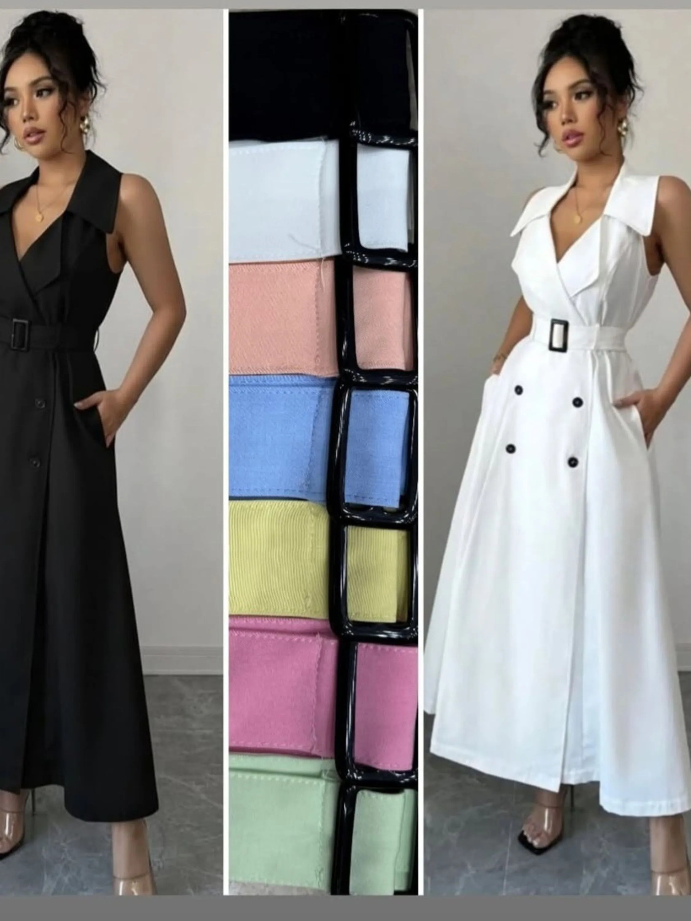 Vestido em sensorial marrant veste do 38 ao 42