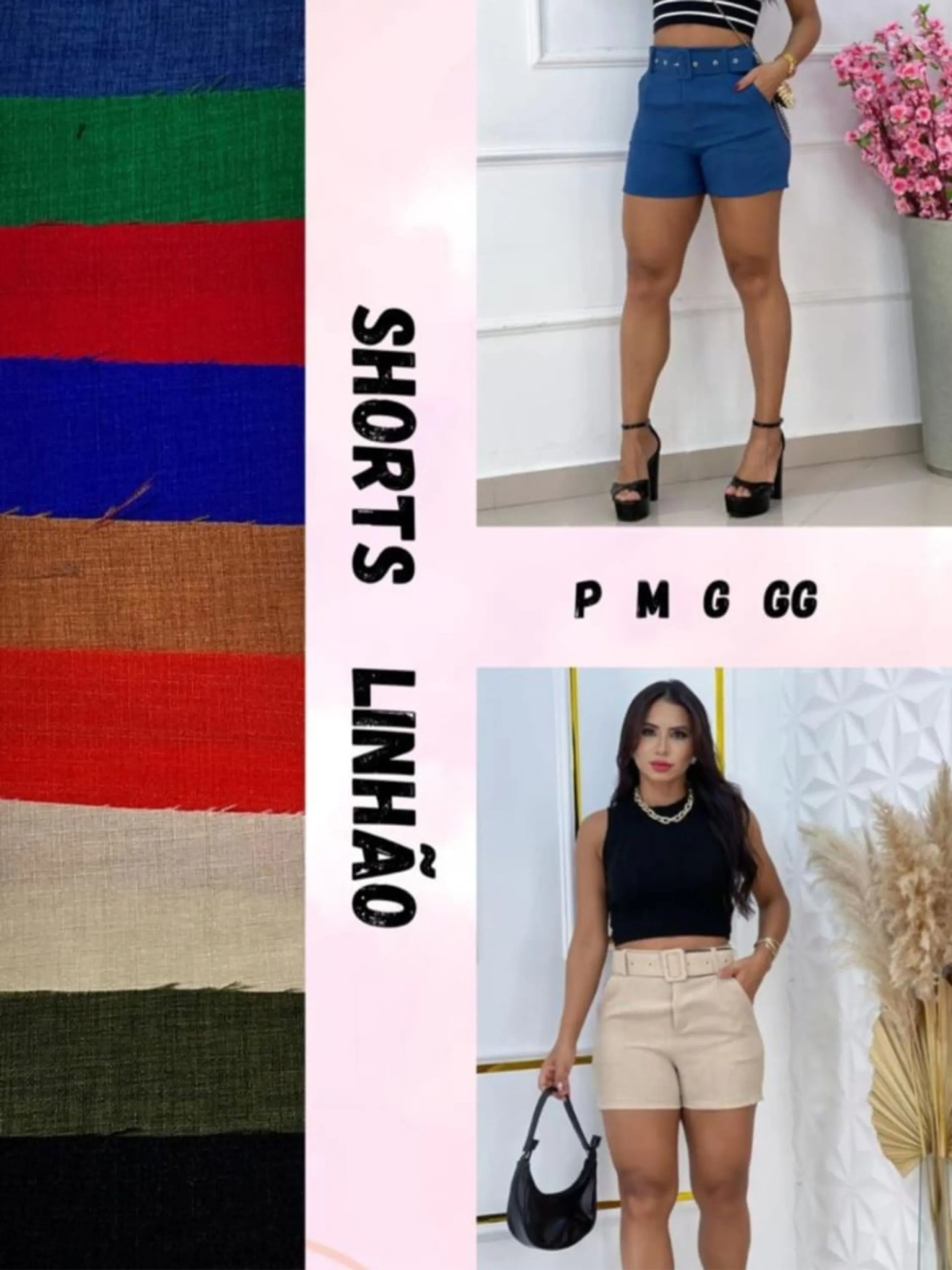 Short Linhão P, M, G e GG