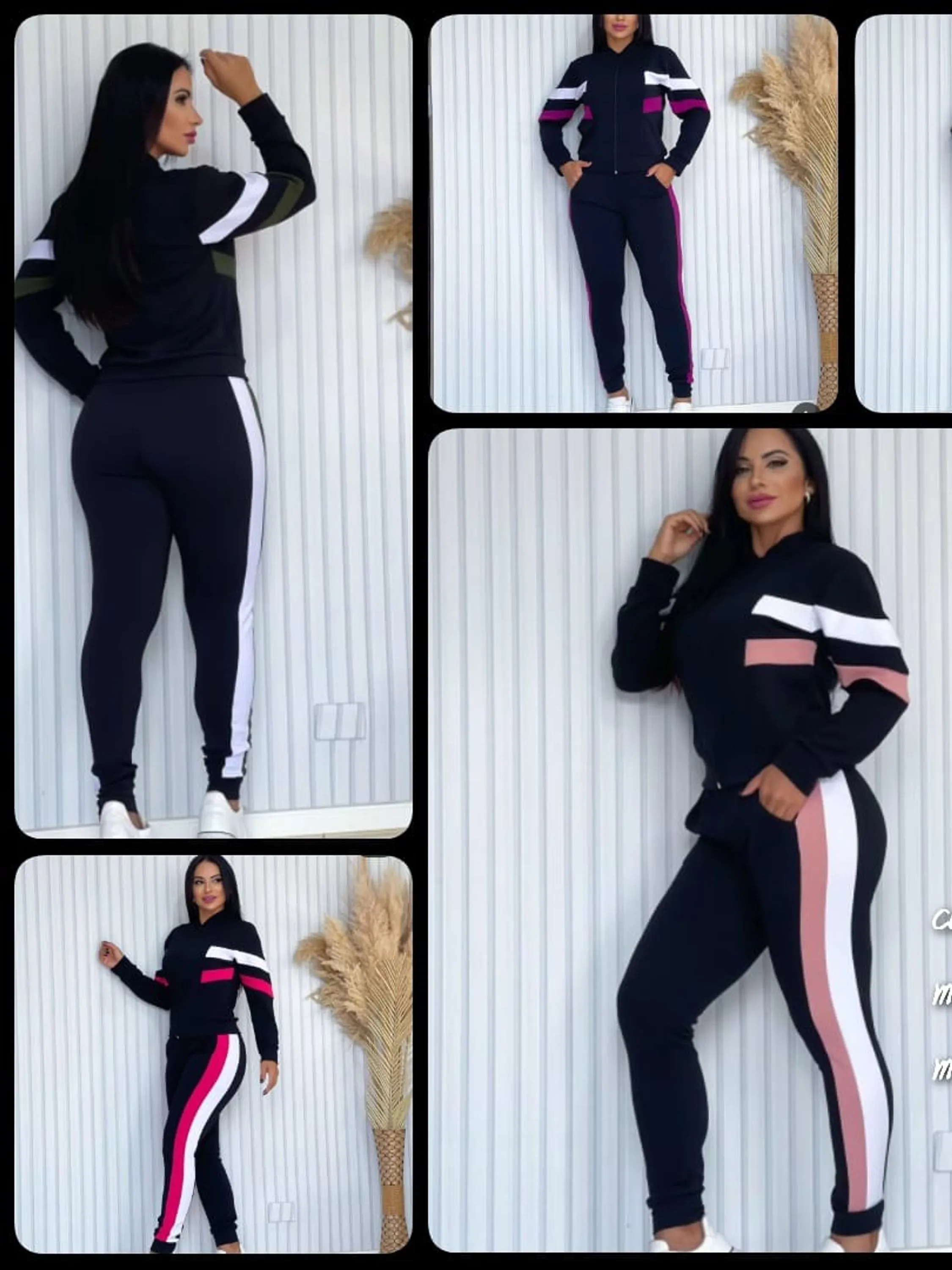 conjunto em malha crepe m g gg