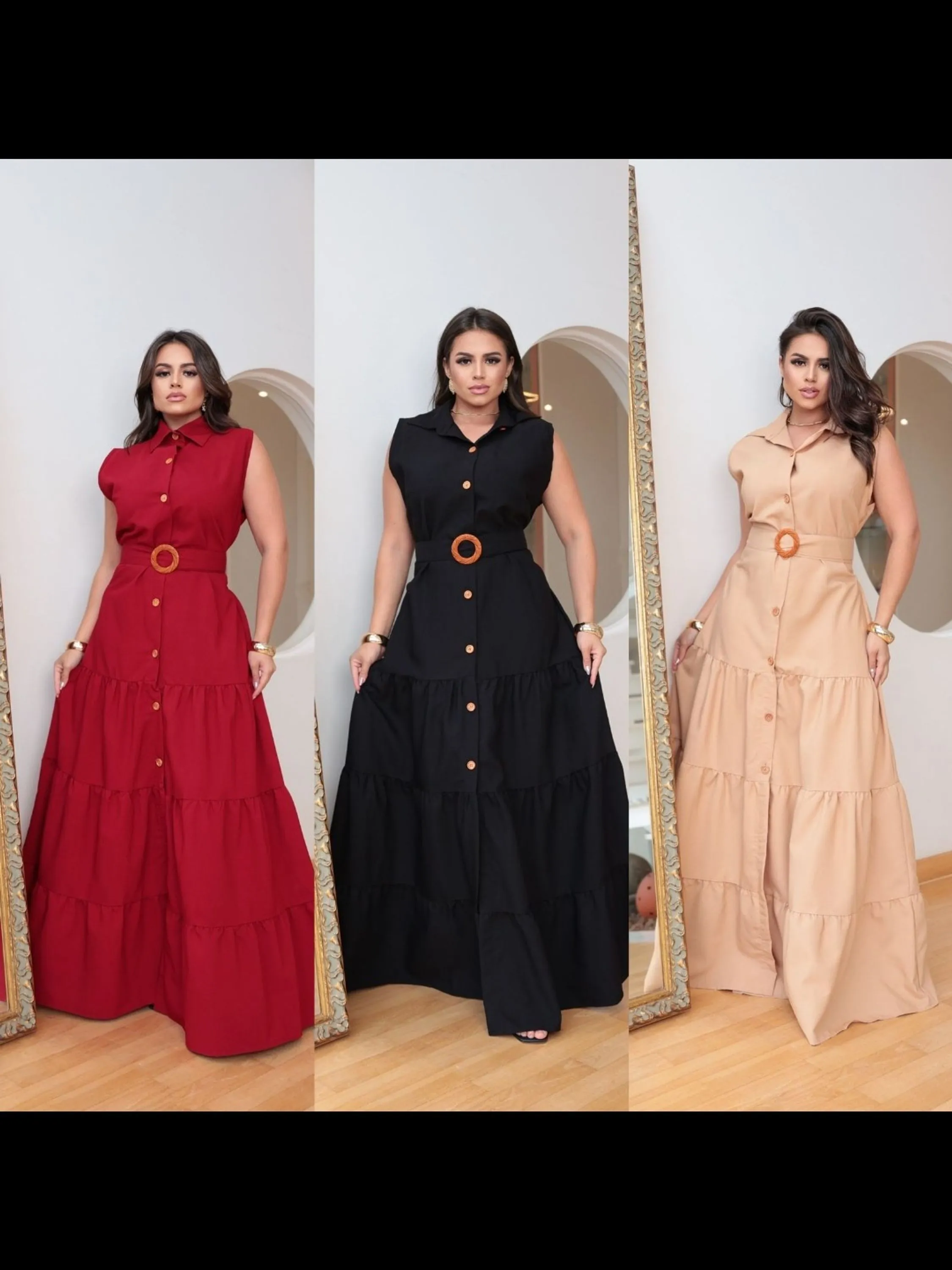 Vestido em viscosarja veste m g