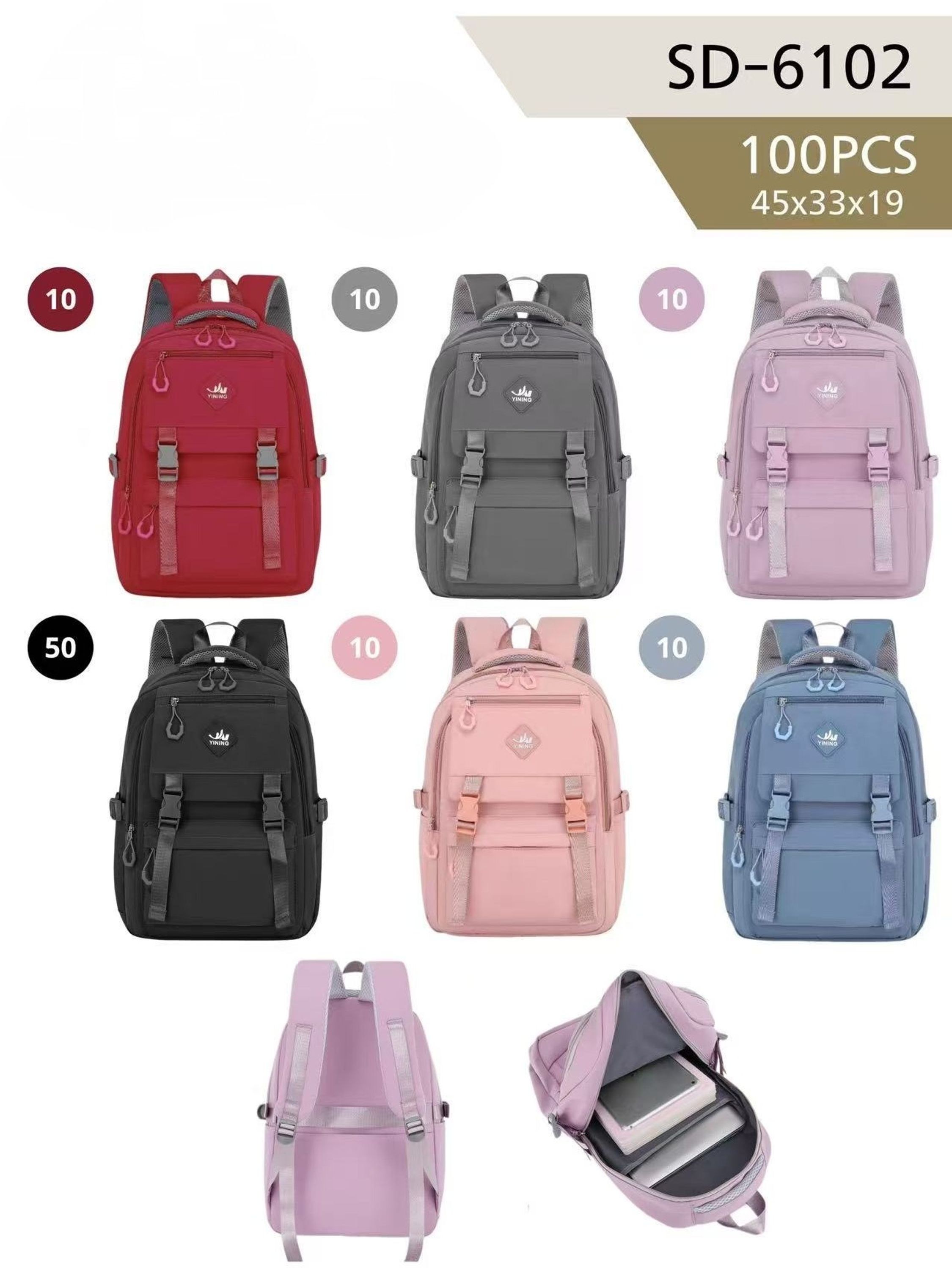 Mochila grande tecido Feminina Oscar Bolsas Modas