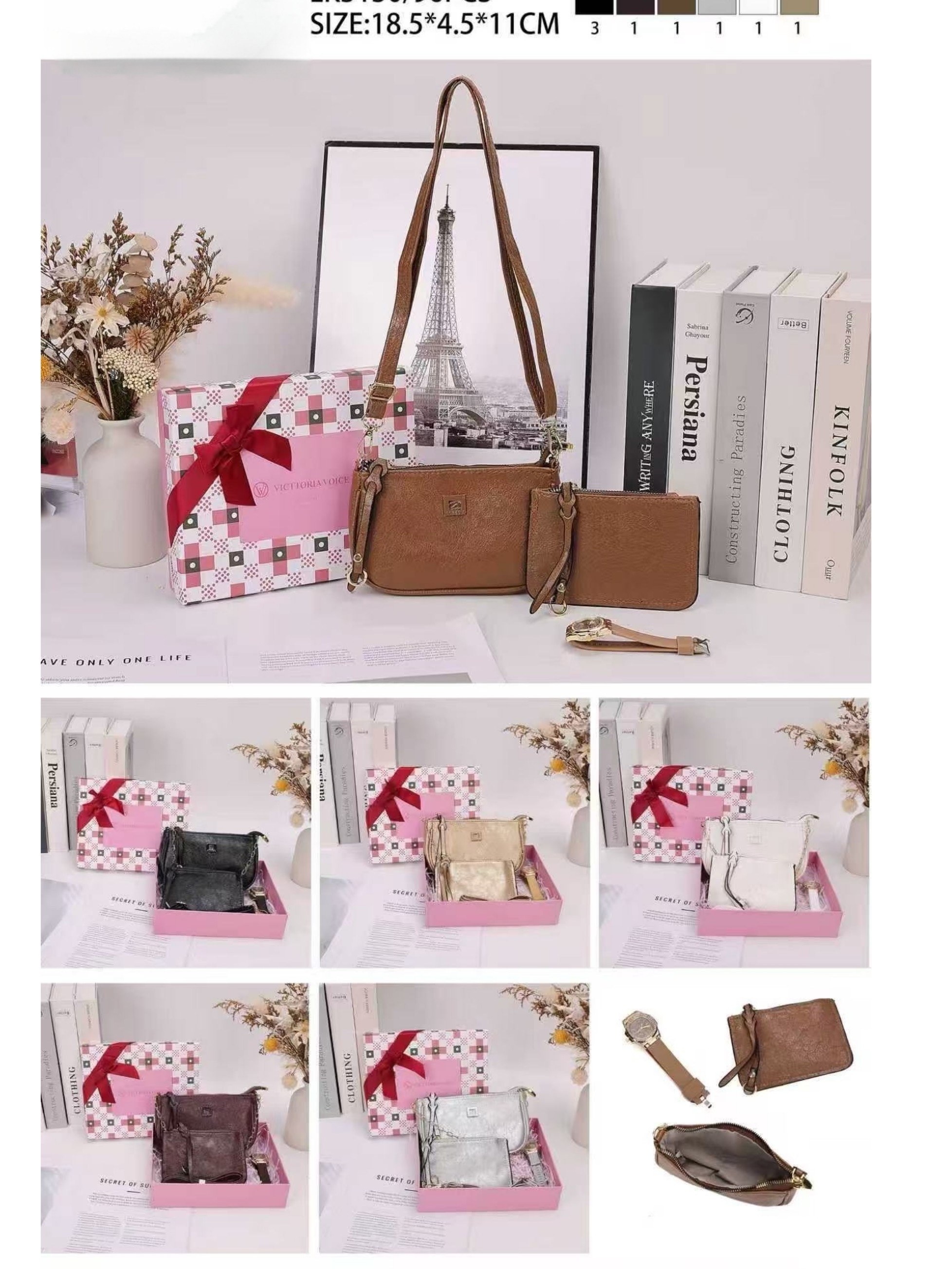 KIT Caixa de presente Oscar Bolsas Modas