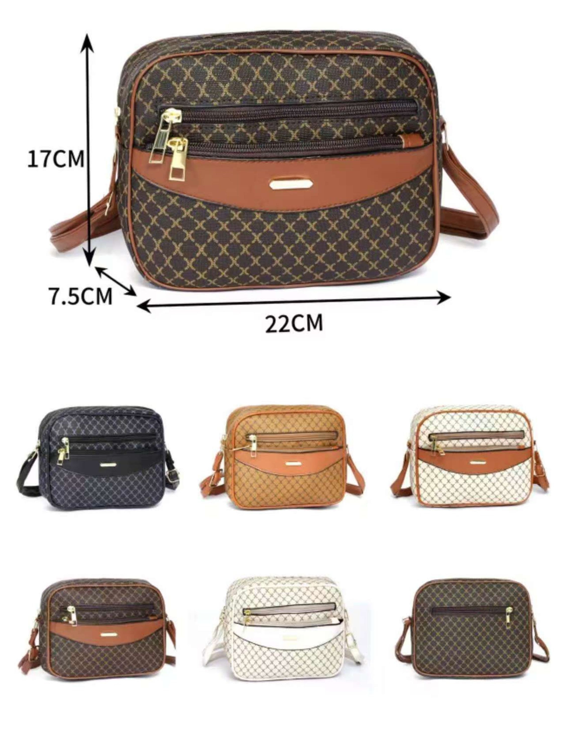 Bolsa KIT5 cores pequena Transversal Femininas Oscar Bolsa